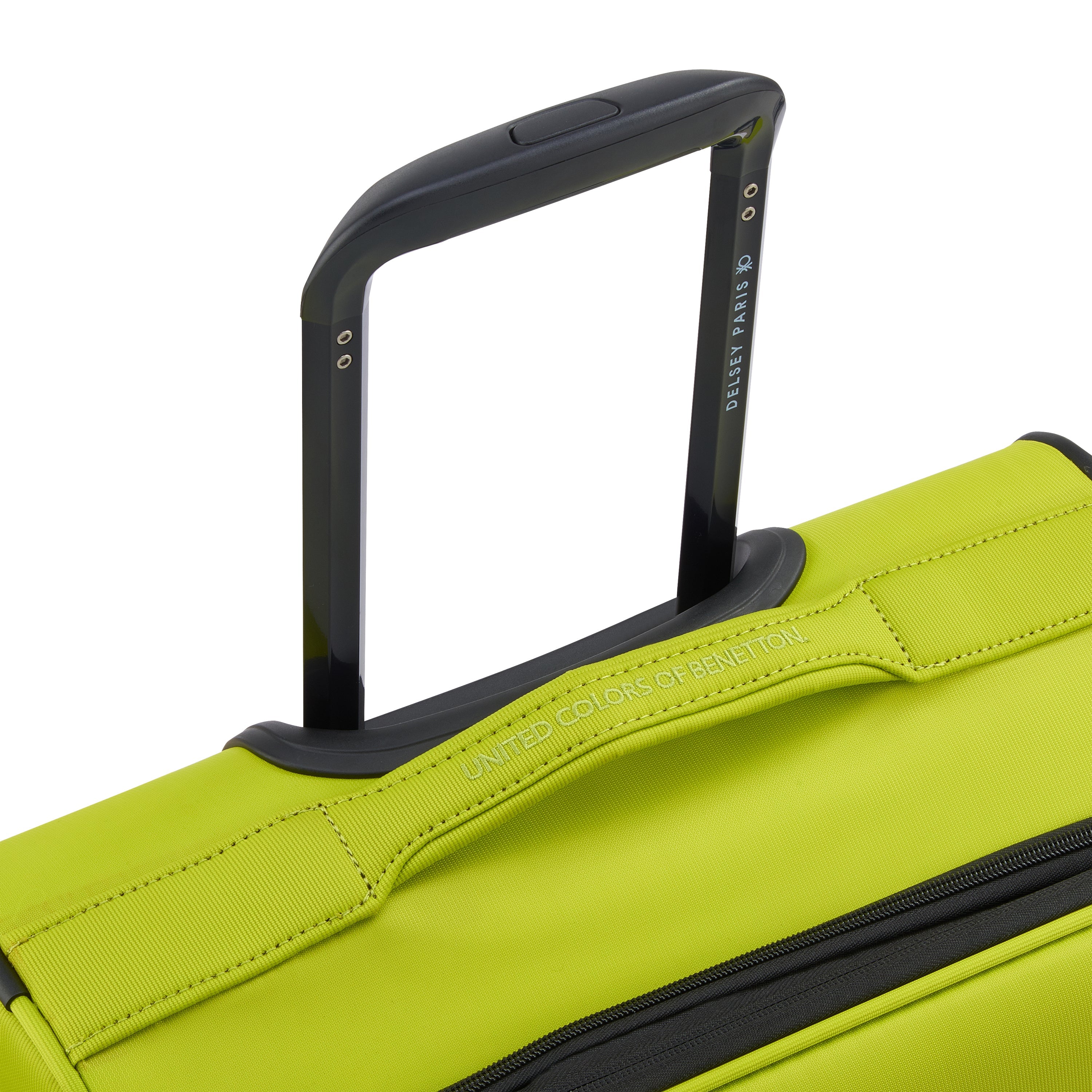 COLOR BLOCK| Valise Cabine Slim Extensible 55 CM CITRON VERT