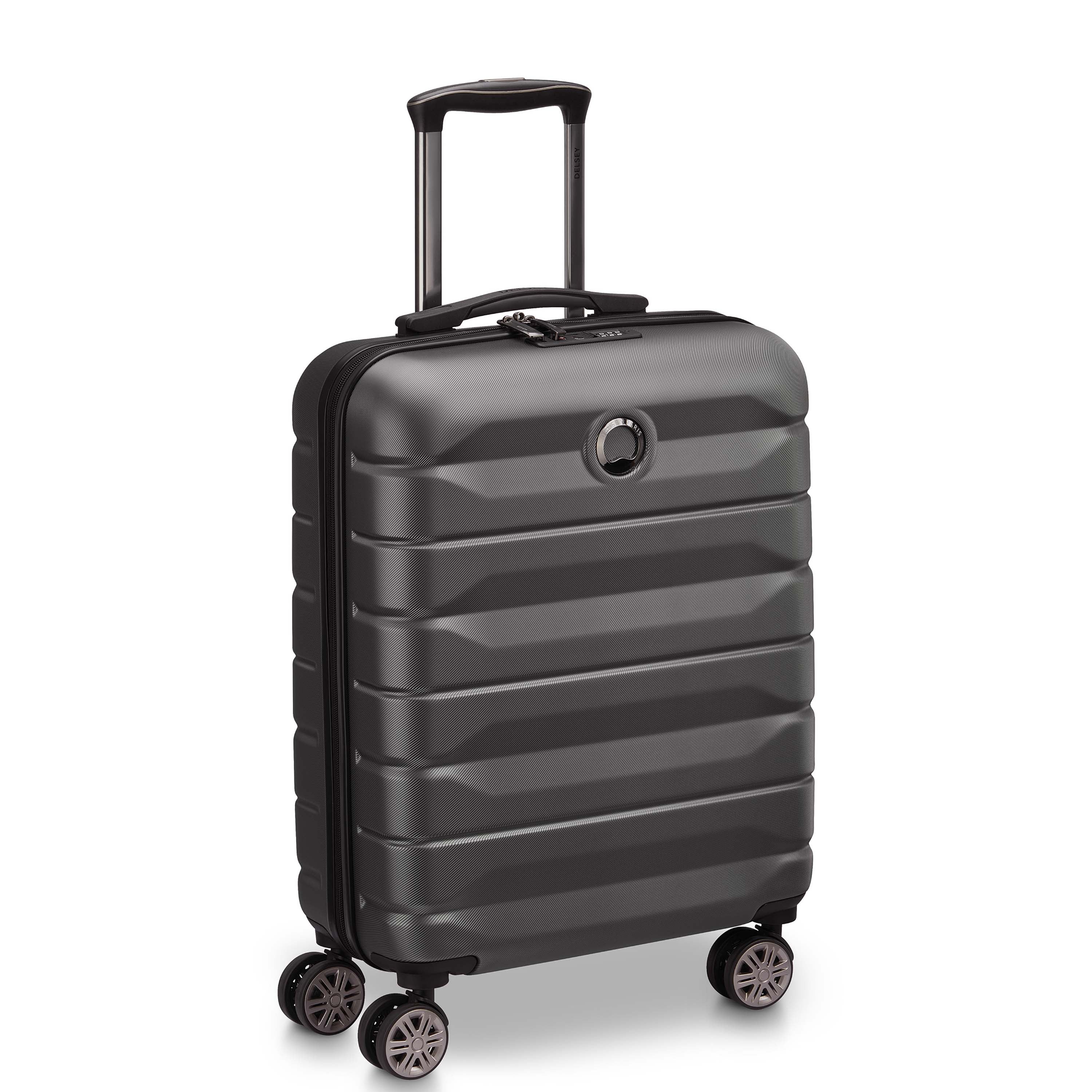 AIR ARMOUR| Koffer Kabine Slim Erweiterbar 55 CM SCHWARZ