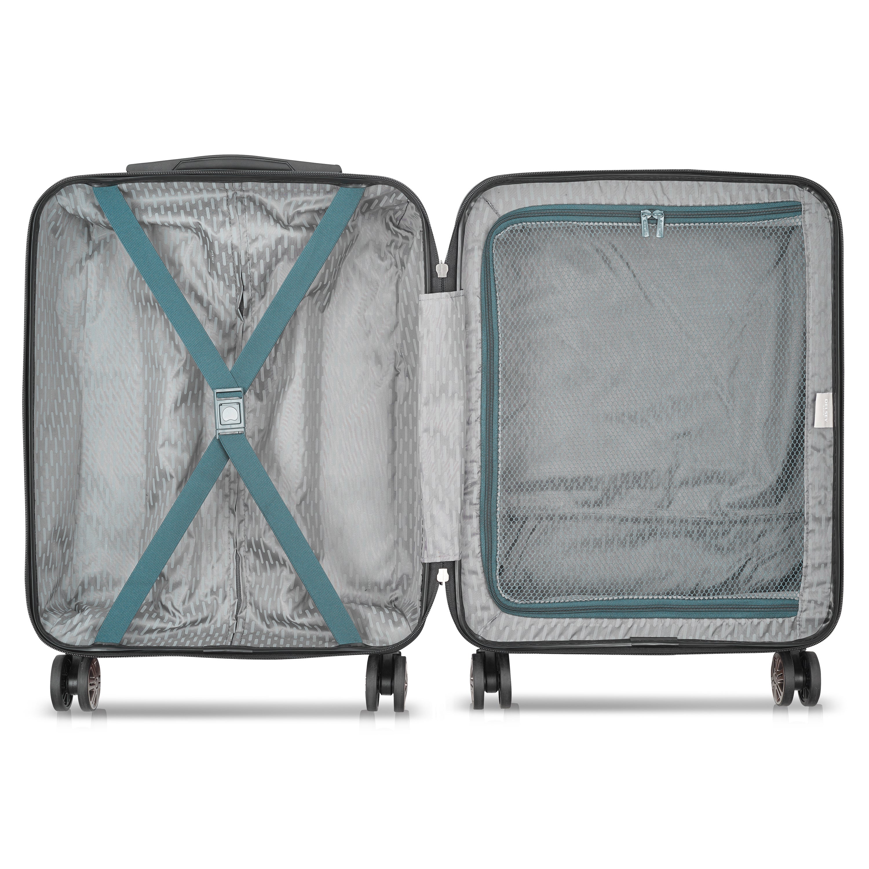 AIR ARMOUR| Valise Cabine Slim Extensible 55 CM VERT