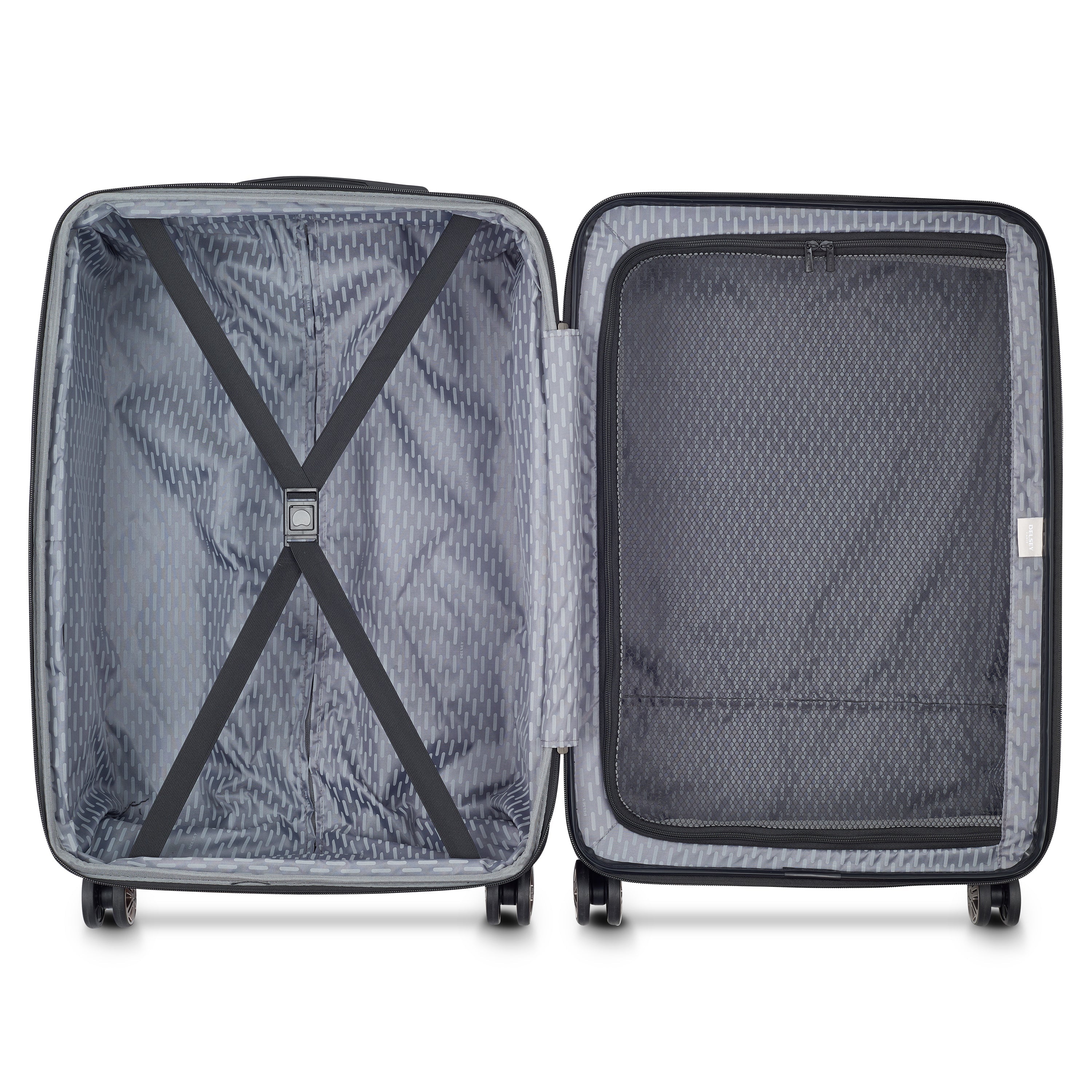AIR ARMOUR| Koffer Aufgabe Erweiterbar 66 CM SCHWARZ