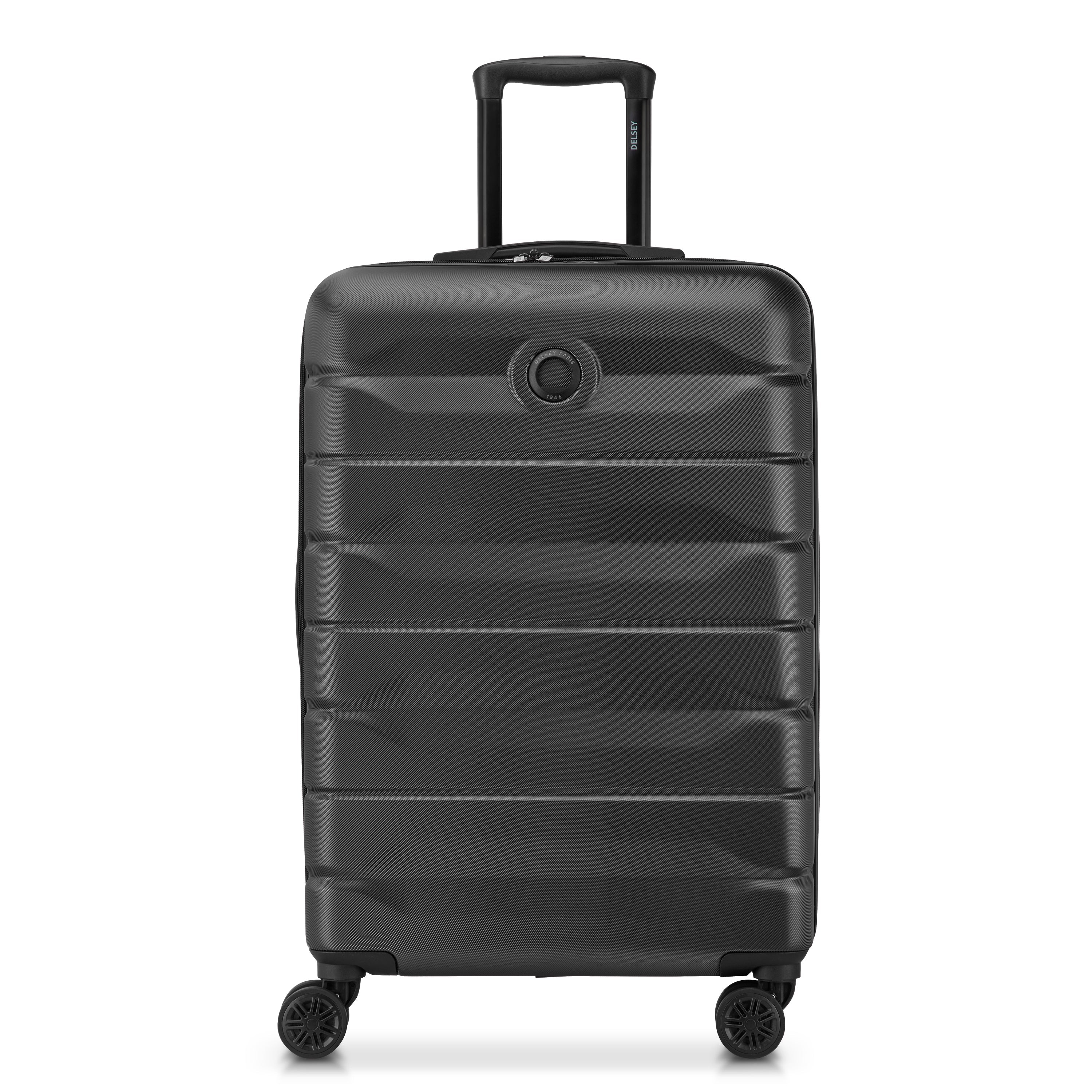 AIR ARMOUR| Koffer Aufgabe Erweiterbar 66 CM SCHWARZ