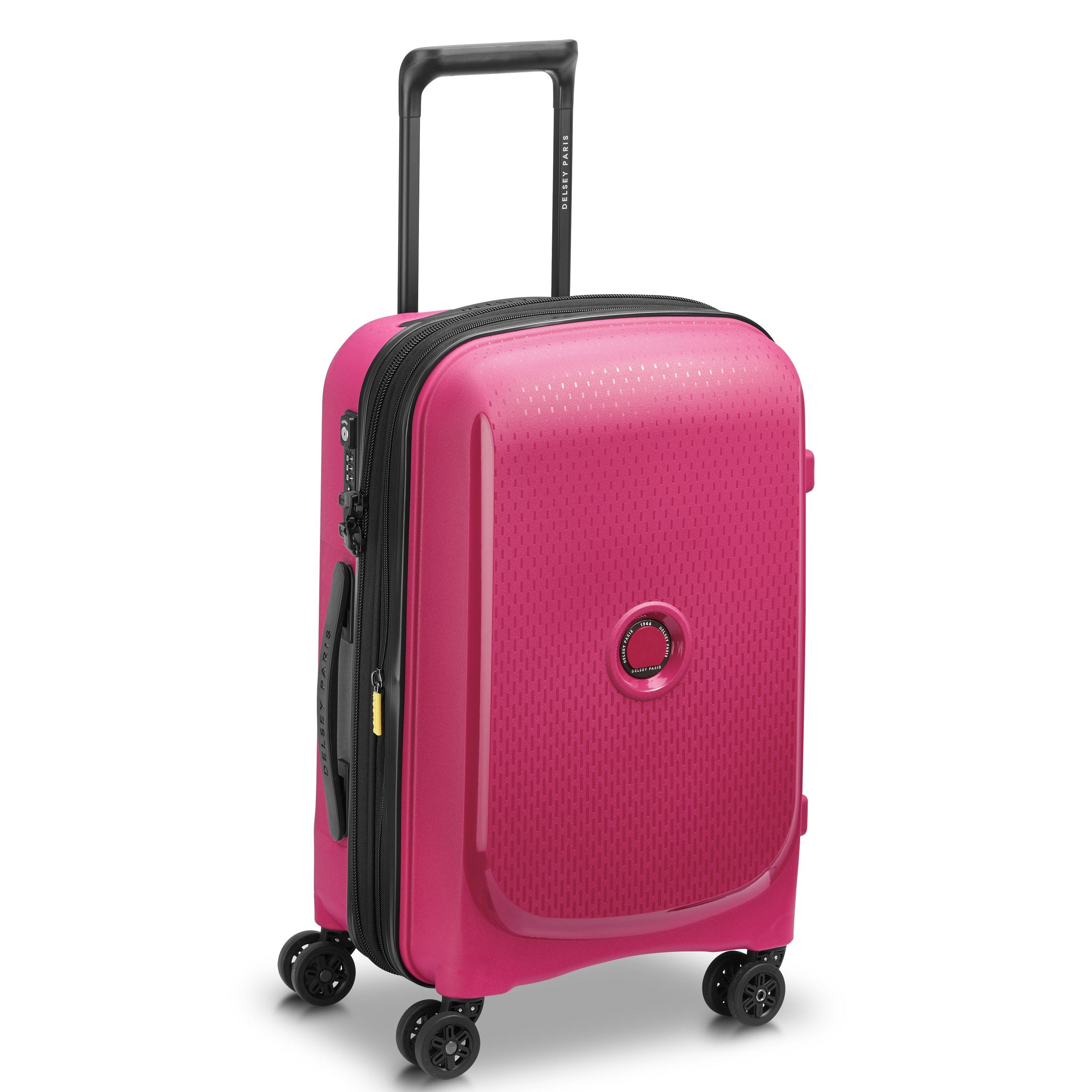 BELMONT PLUS| Koffer Kabine Erweiterbar 55 CM HIMBEERE