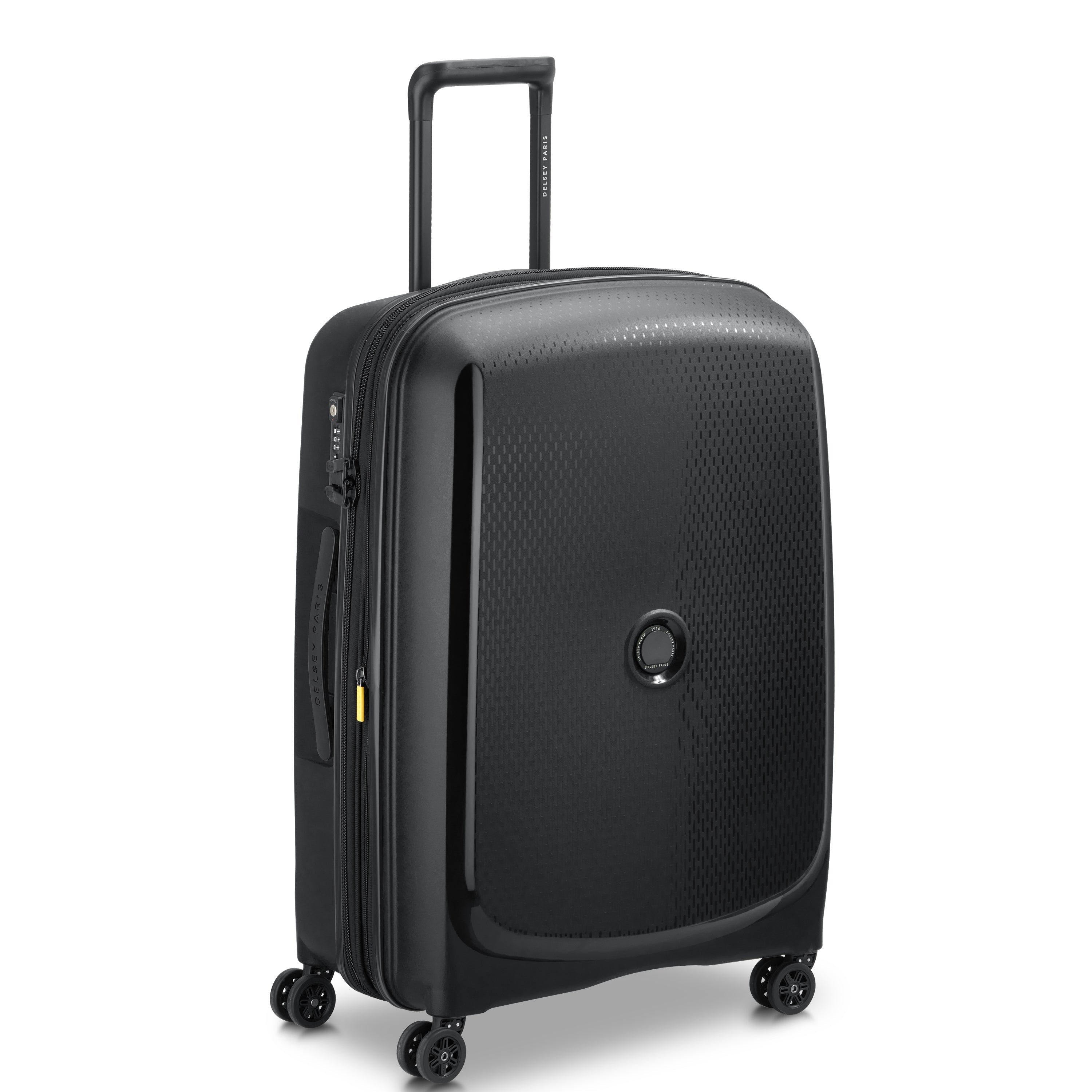 BELMONT PLUS| Koffer Aufgabe Erweiterbar 70,5 CM SCHWARZ