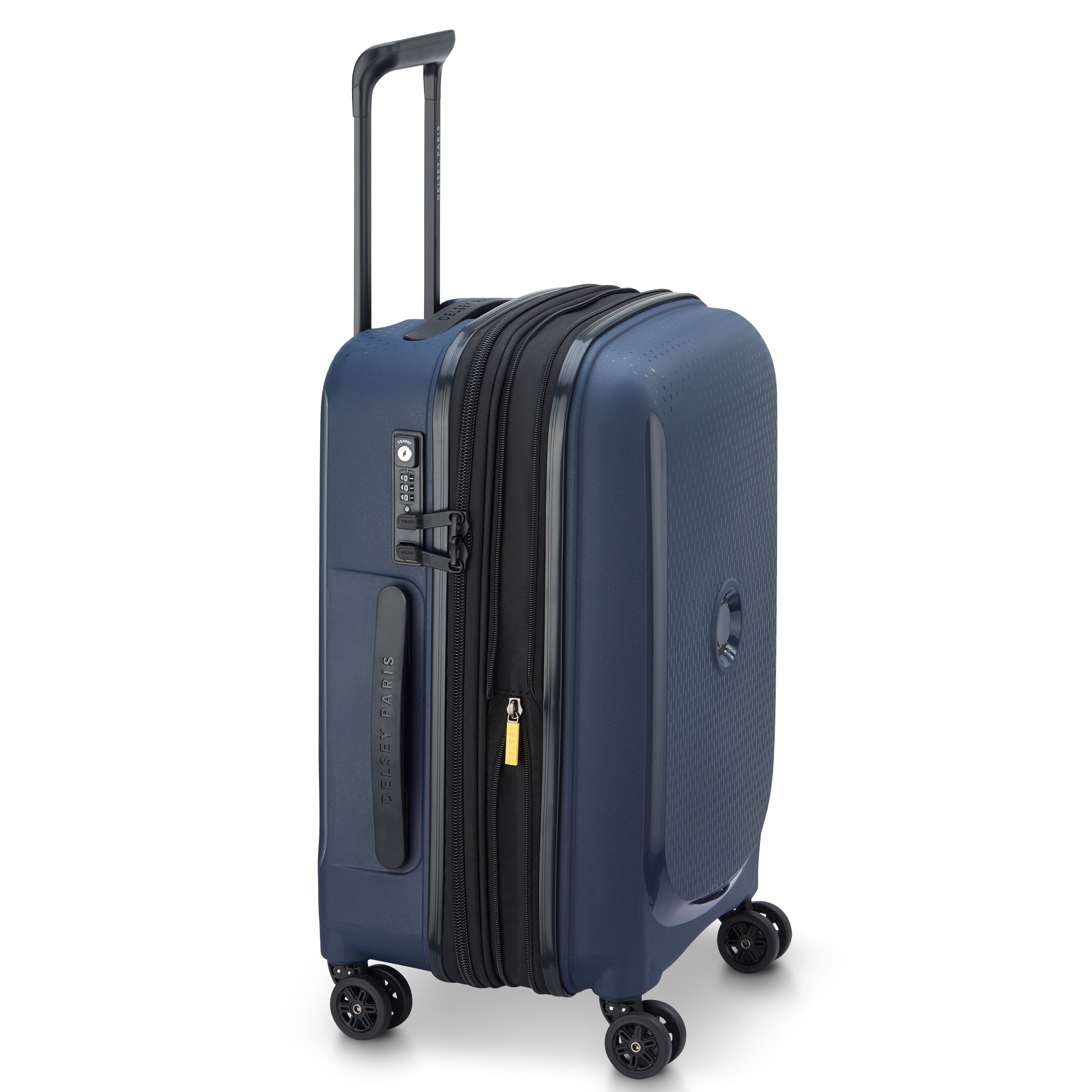 BELMONT PLUS| Valise Cabine Extensible 55 CM BLEU