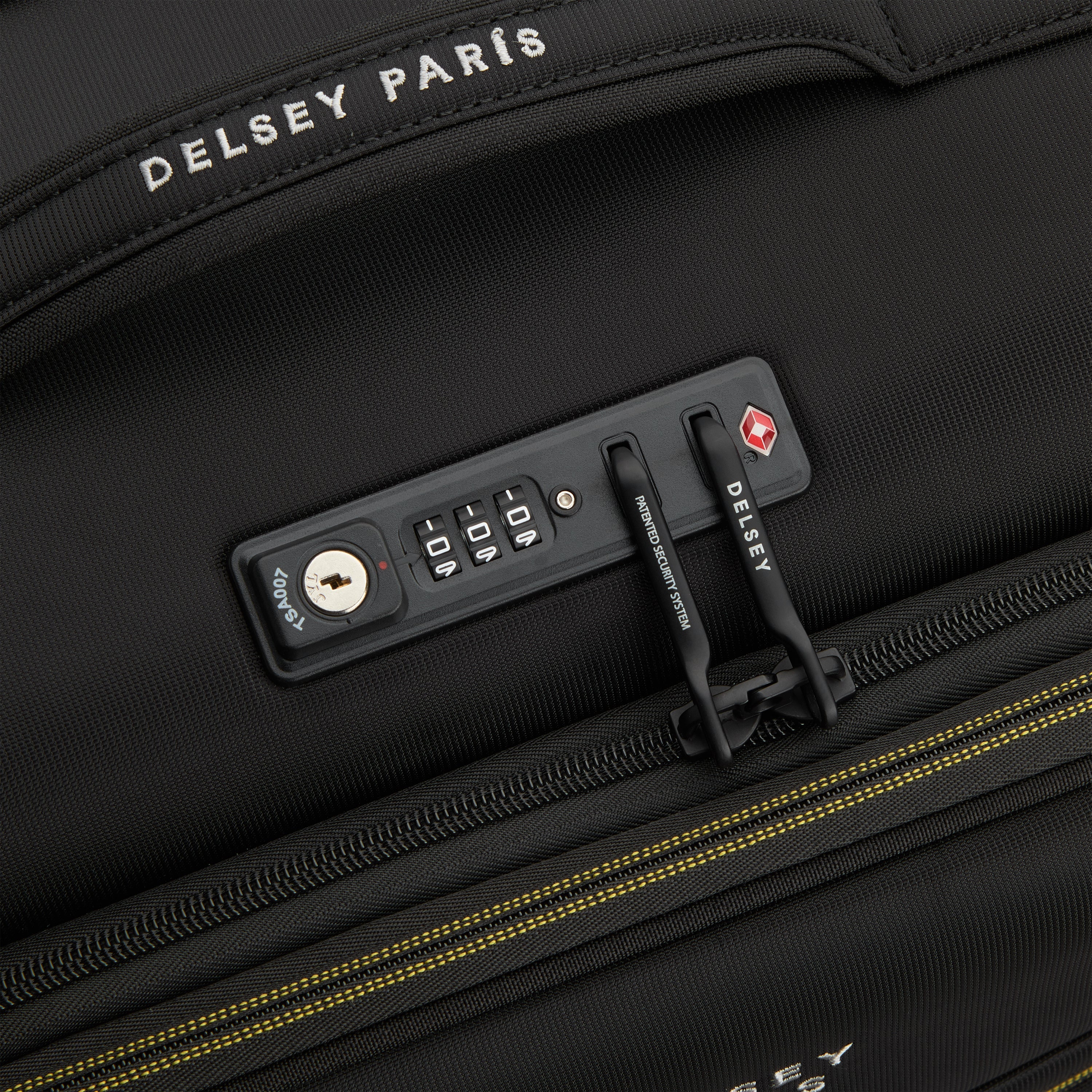 BROCHANT 3| Valise Cabine Extensible 55 CM NOIR PROFOND