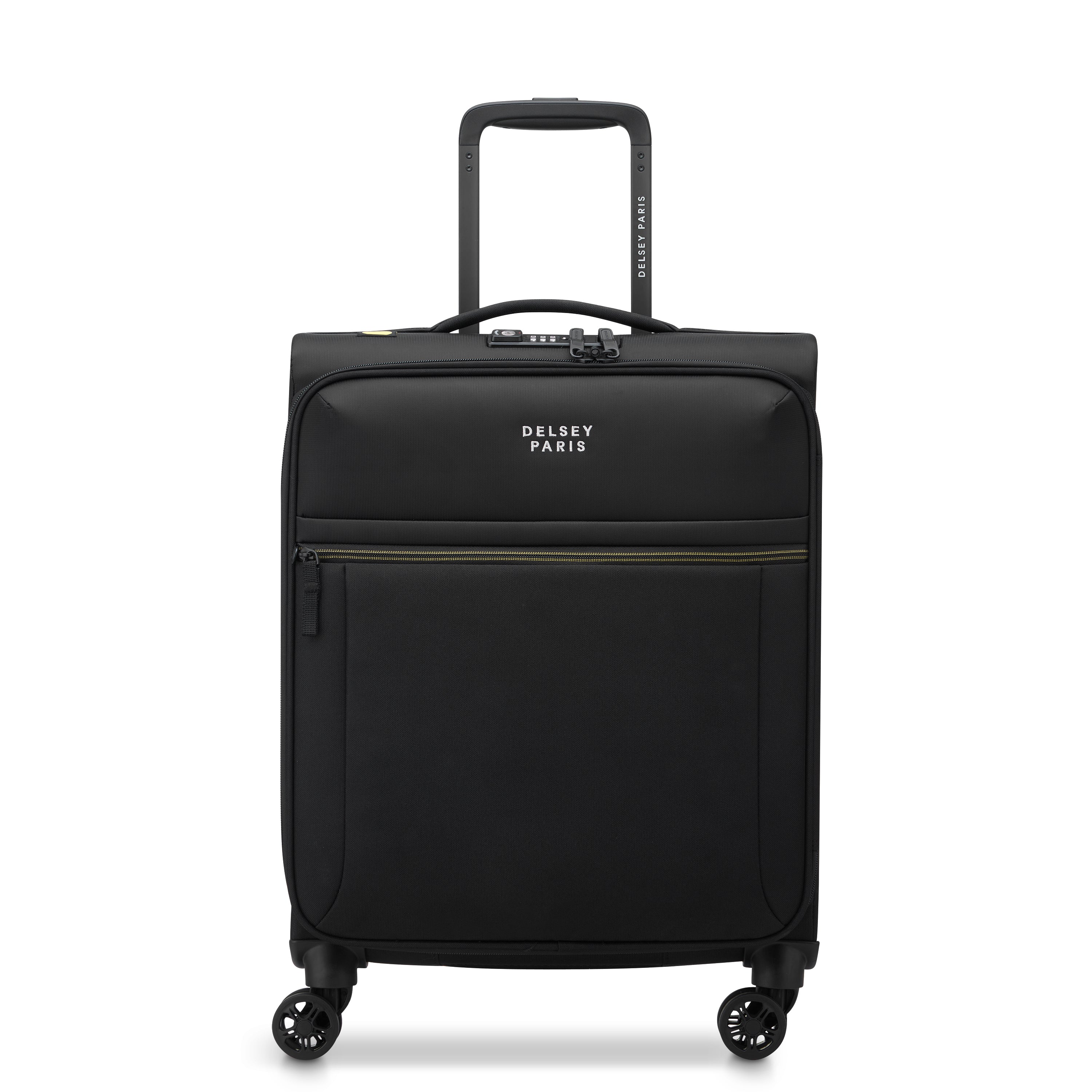BROCHANT 3| Valise Cabine Slim 55 CM NOIR PROFOND
