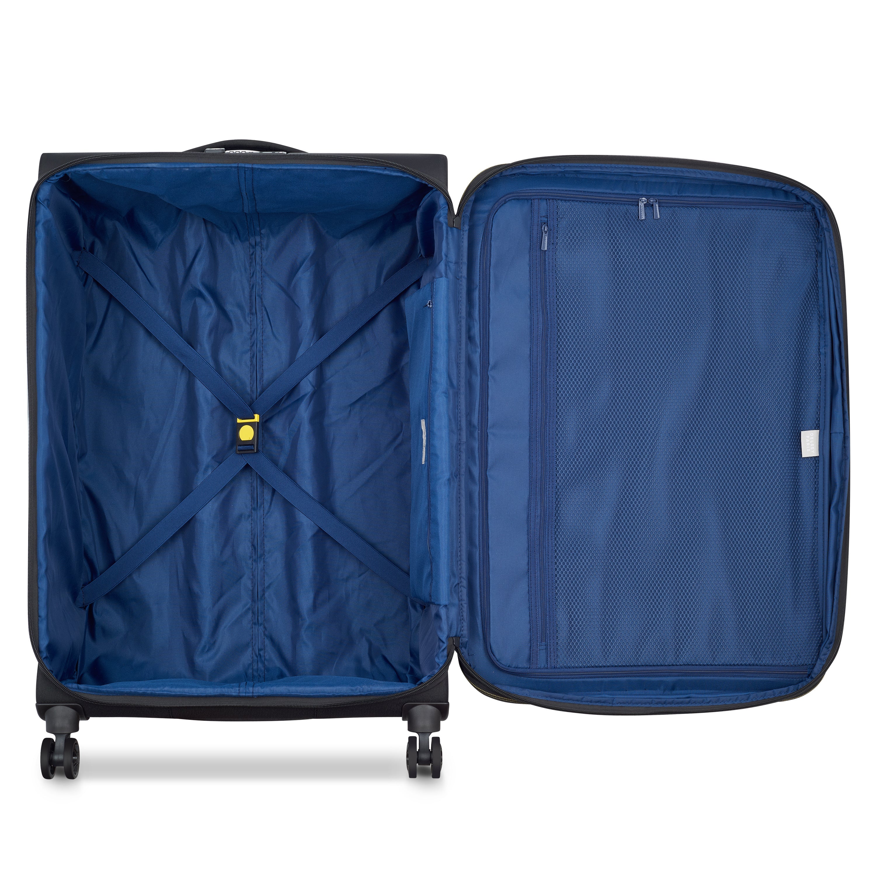 BROCHANT 3| Suitcase Check-In Expandable 78 CM DEEP BLACK
