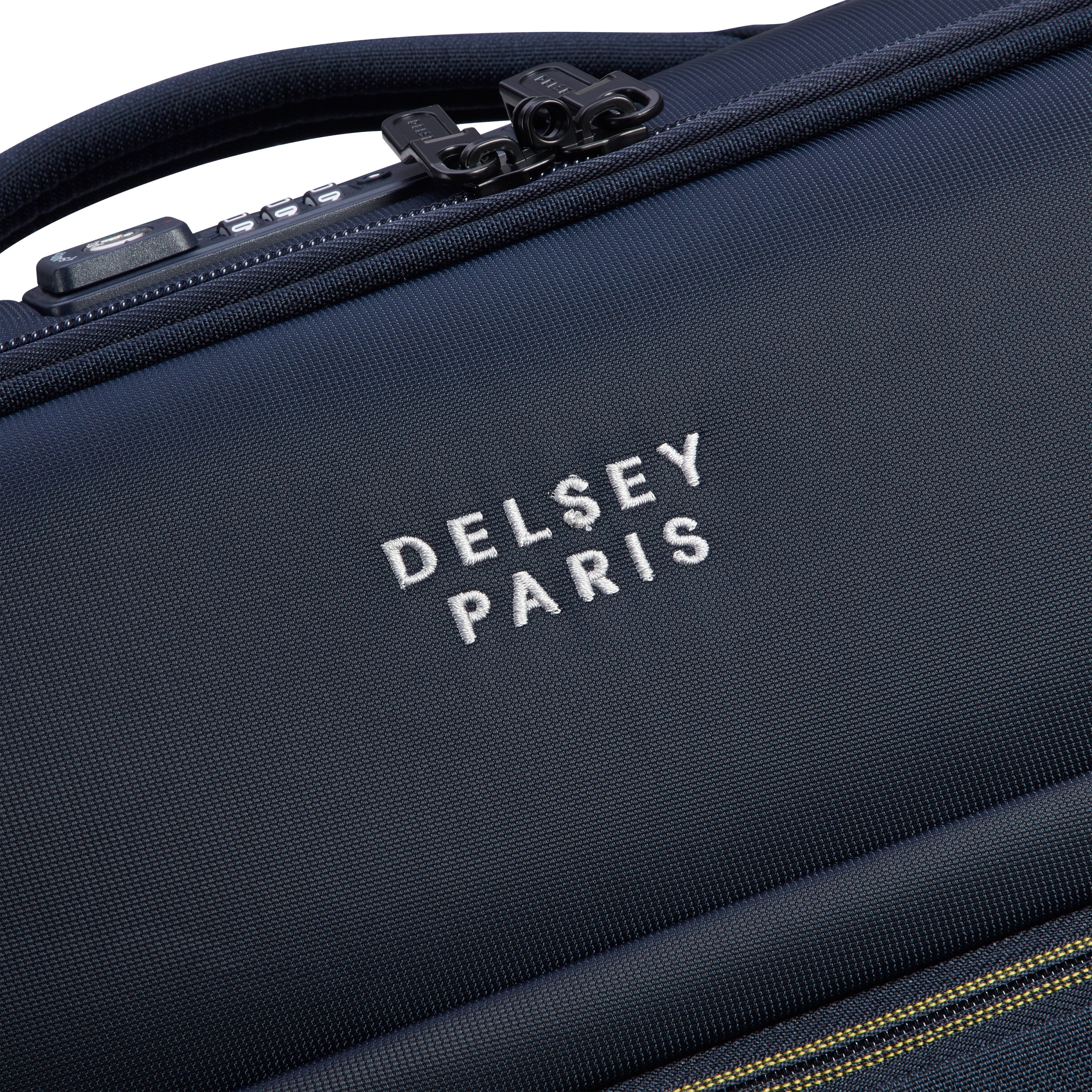 BROCHANT 3| Valise Cabine Slim 55 CM BLEU MARINE