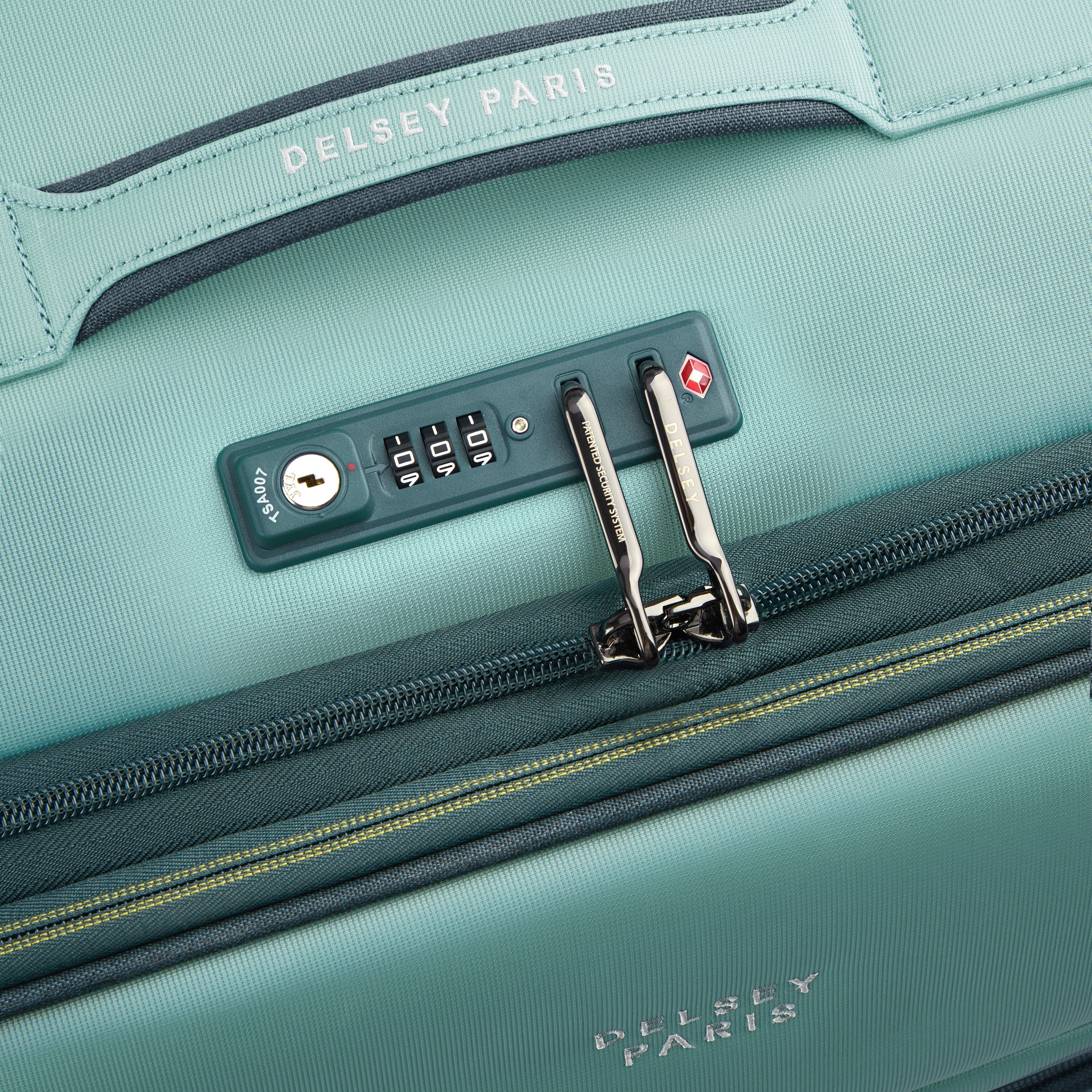 BROCHANT 3| Valise Soute Extensible 67 CM VERT