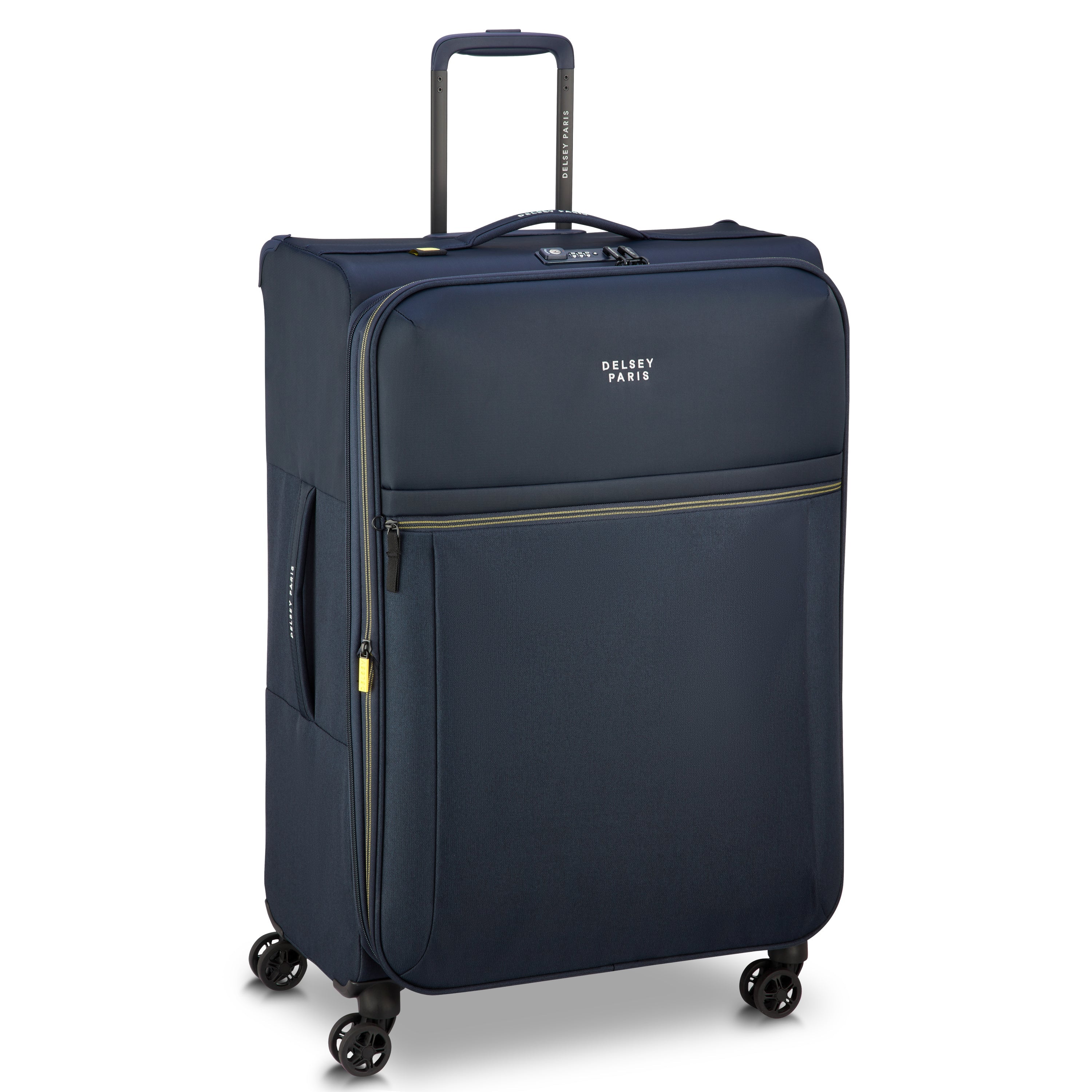 BROCHANT 3| Suitcase Check-In Expandable 78 CM NAVY