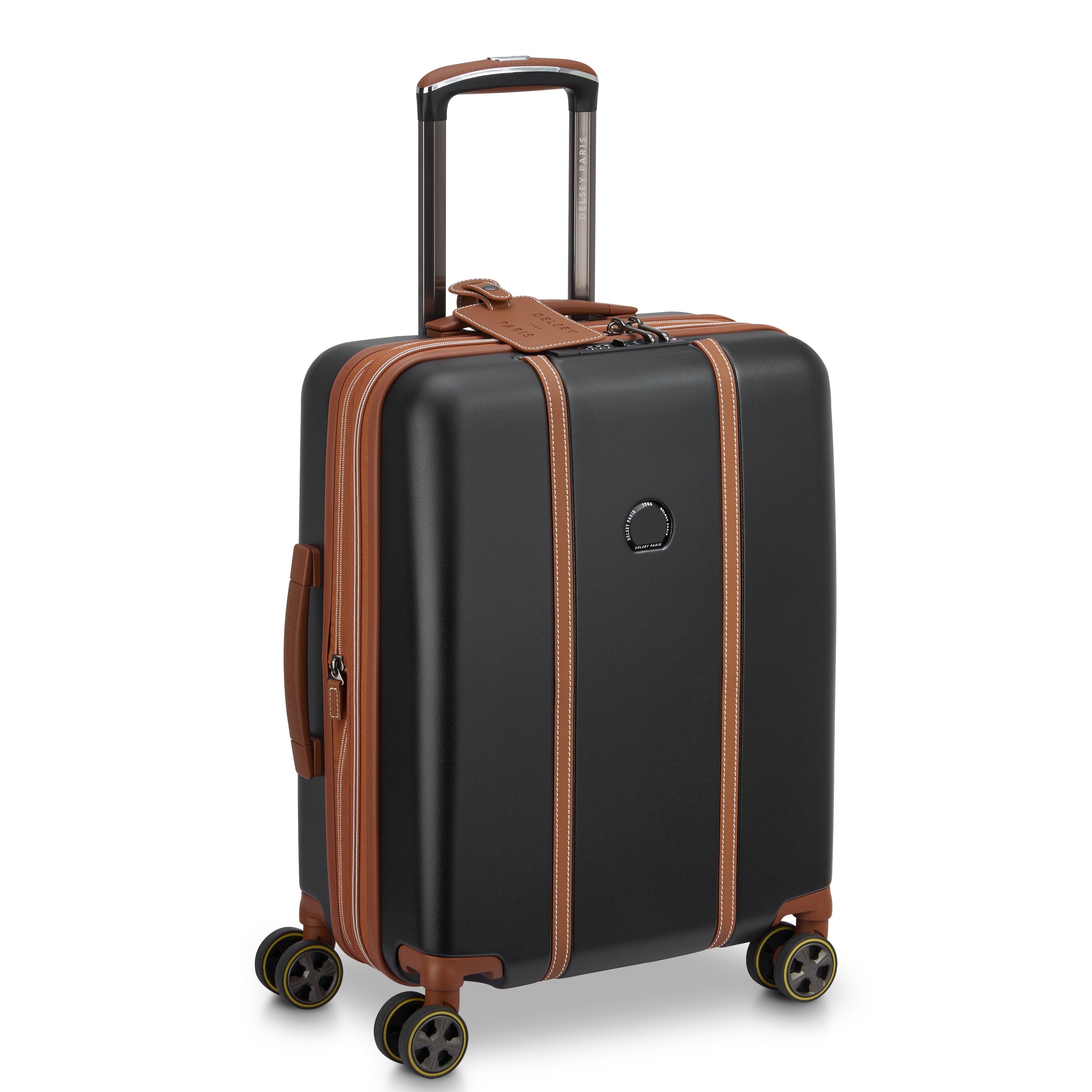 CADENCE| Suitcase Cabin slim Expandable 54.5 CM BLACK
