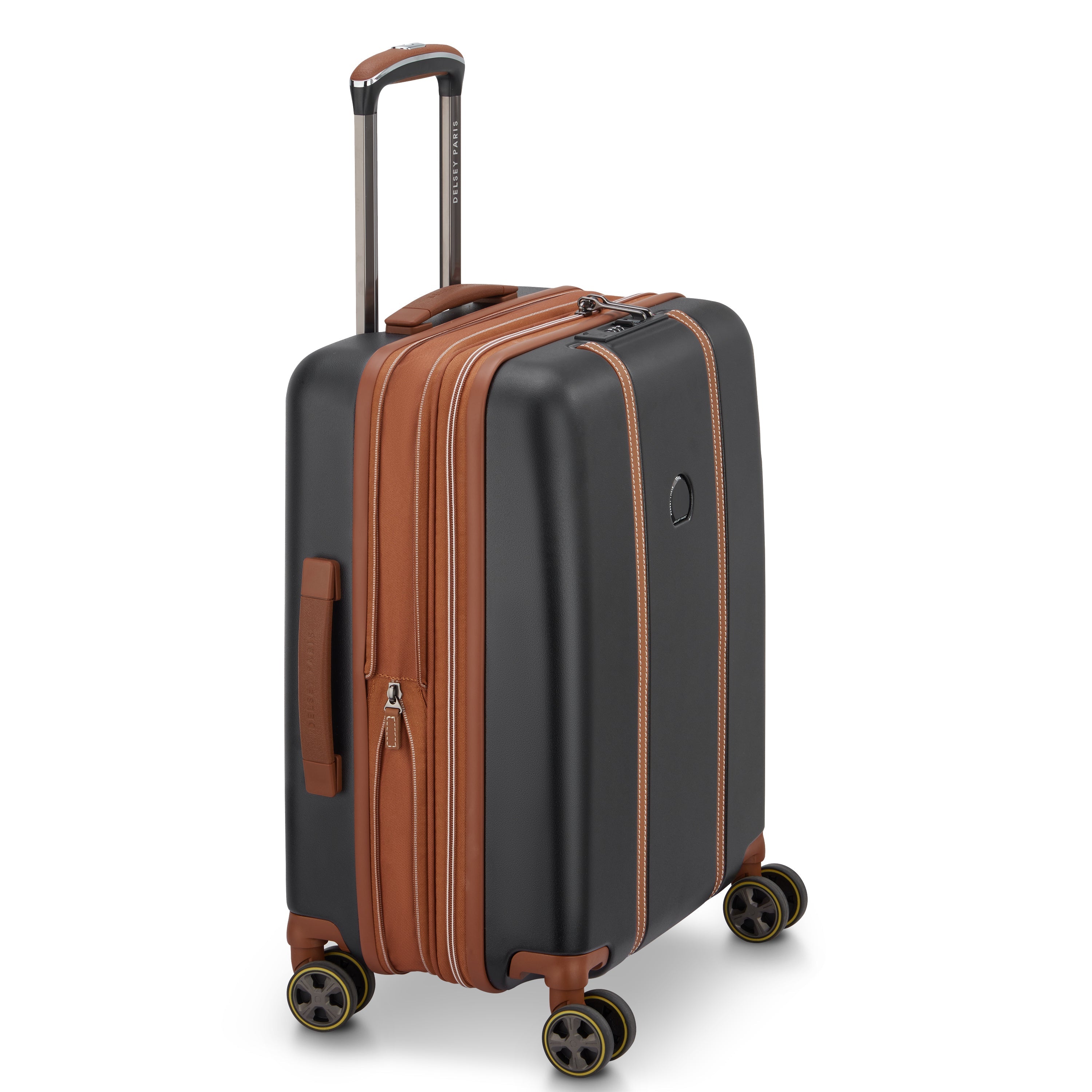CADENCE| Suitcase Cabin slim Expandable 54.5 CM BLACK