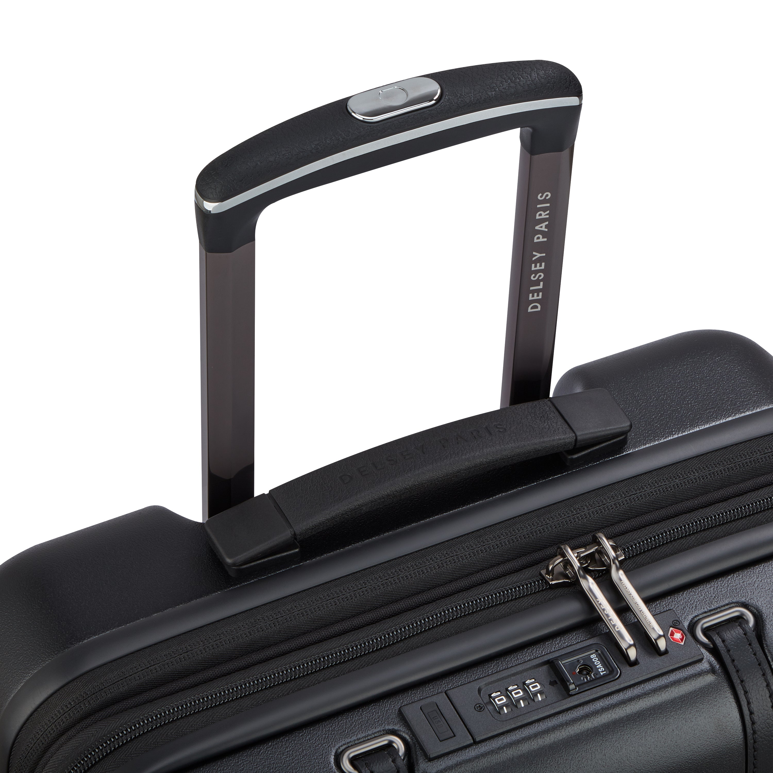 CADENCE| Suitcase Cabin slim Expandable 54.5 CM DEEP BLACK