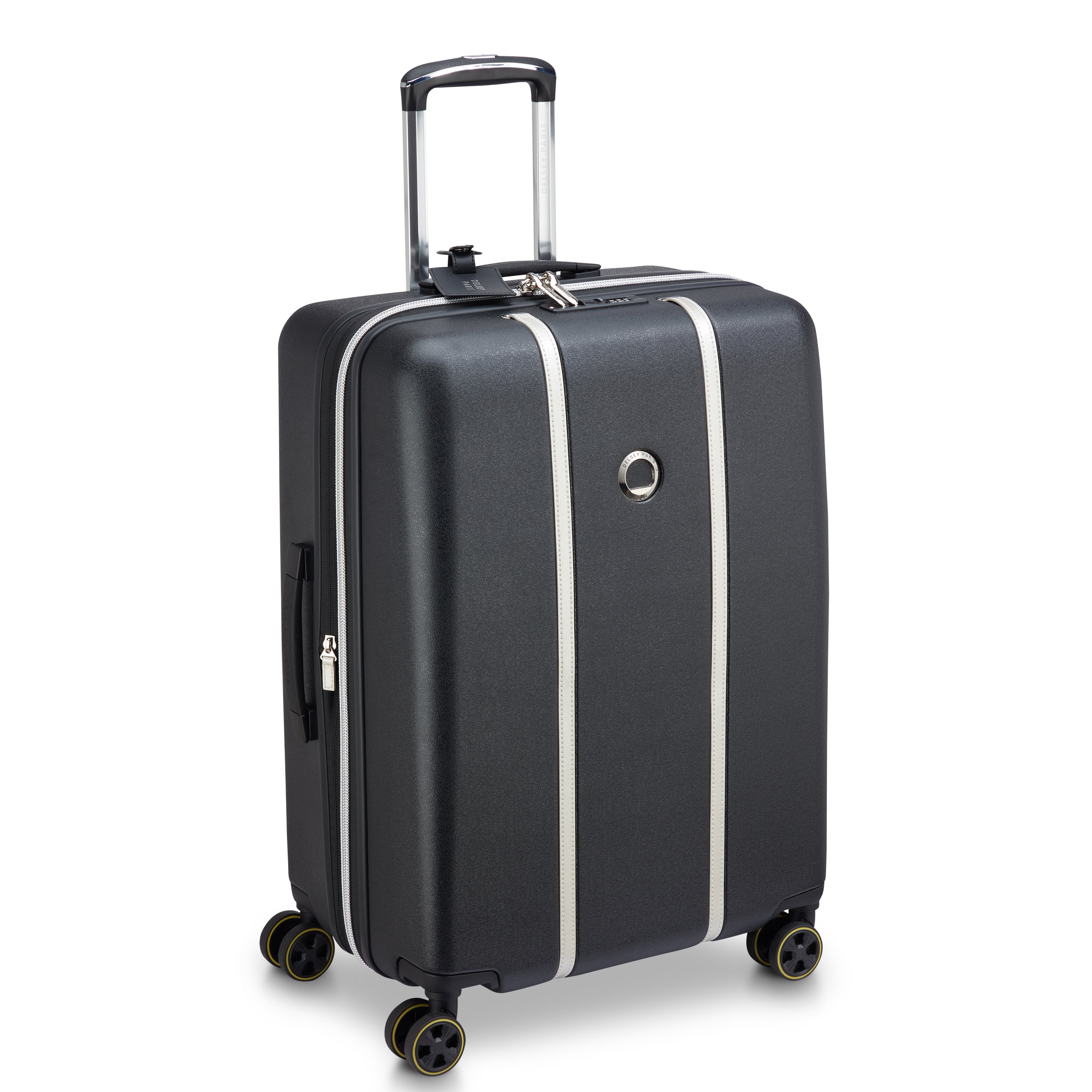 CADENCE| Suitcase Check-In Expandable 66 CM BLACK/SILVER