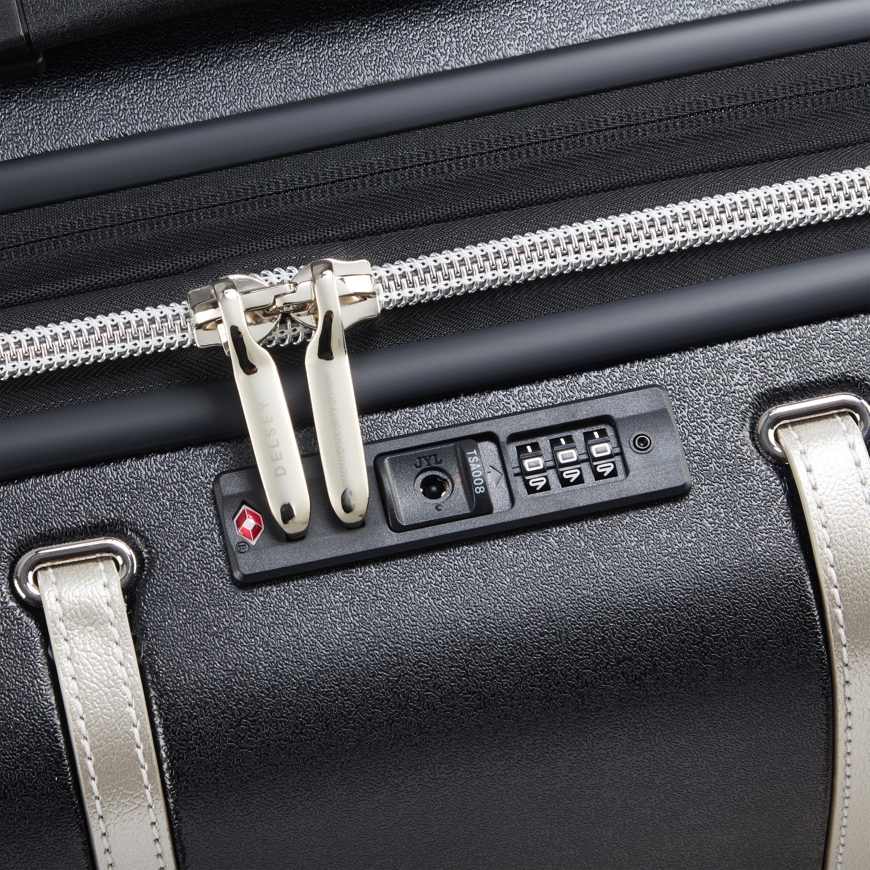 CADENCE| Suitcase Check-In Expandable 66 CM BLACK/SILVER