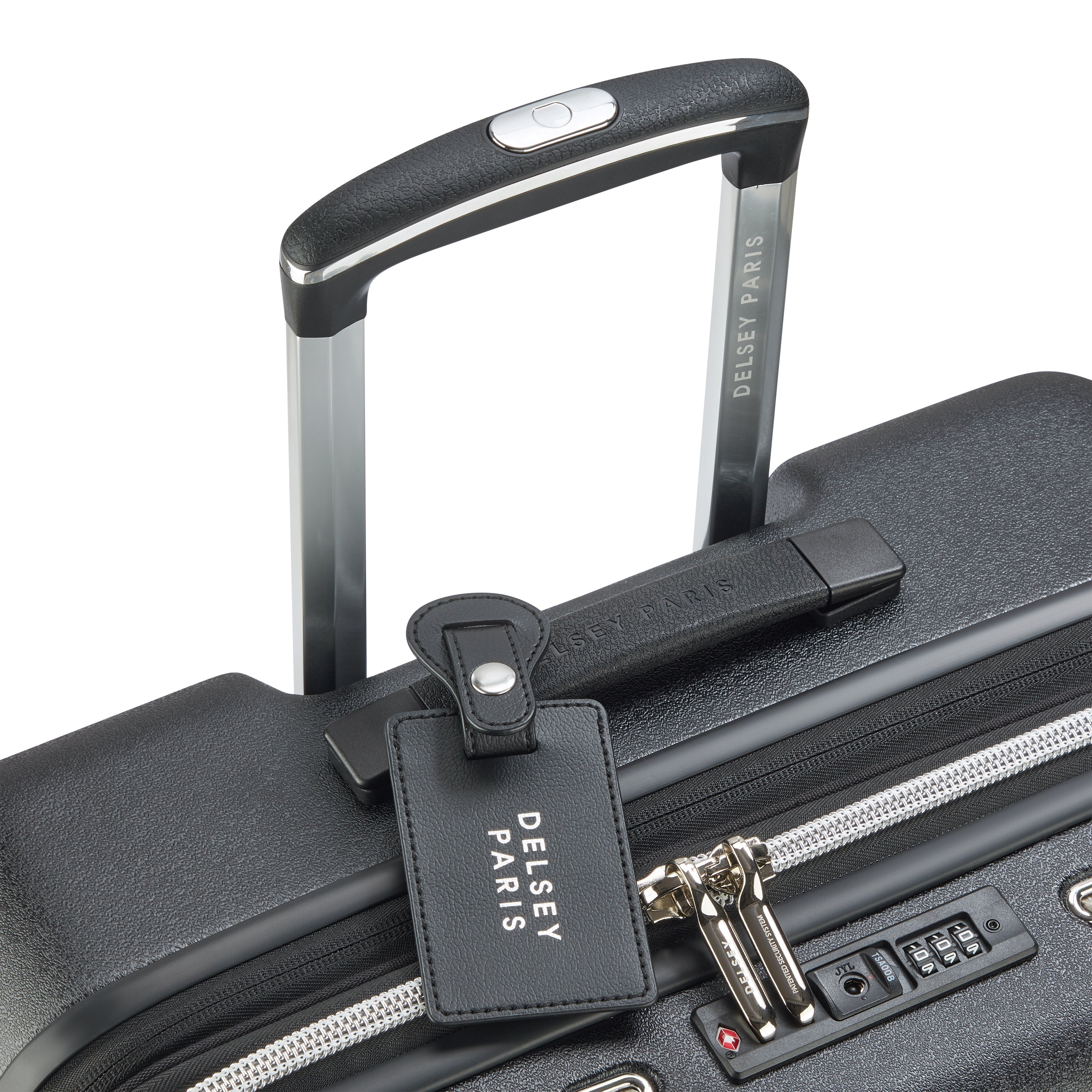 CADENCE| Suitcase Check-In Expandable 66 CM BLACK/SILVER