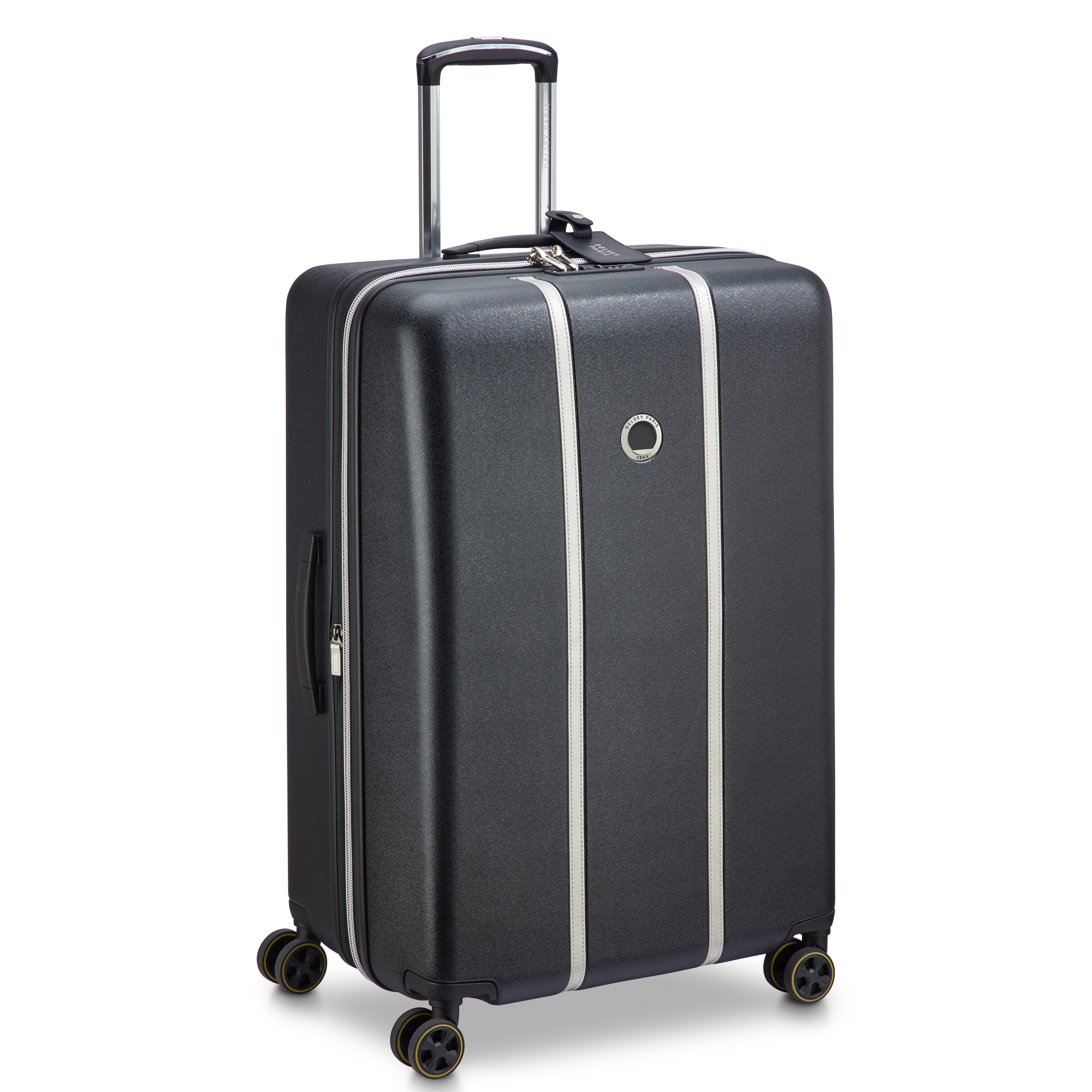 CADENCE| Suitcase Check-In Expandable 76 CM BLACK/SILVER