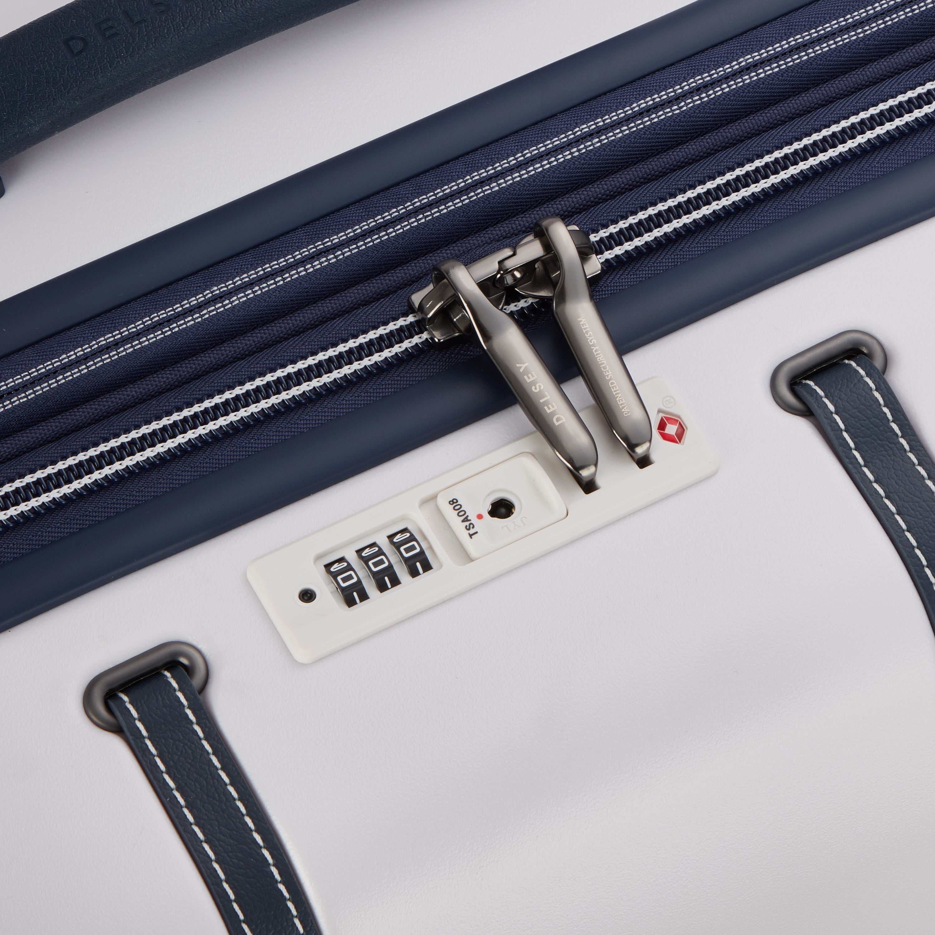 CADENCE| Suitcase Check-In Expandable 81.5 CM IVORY/NAVY