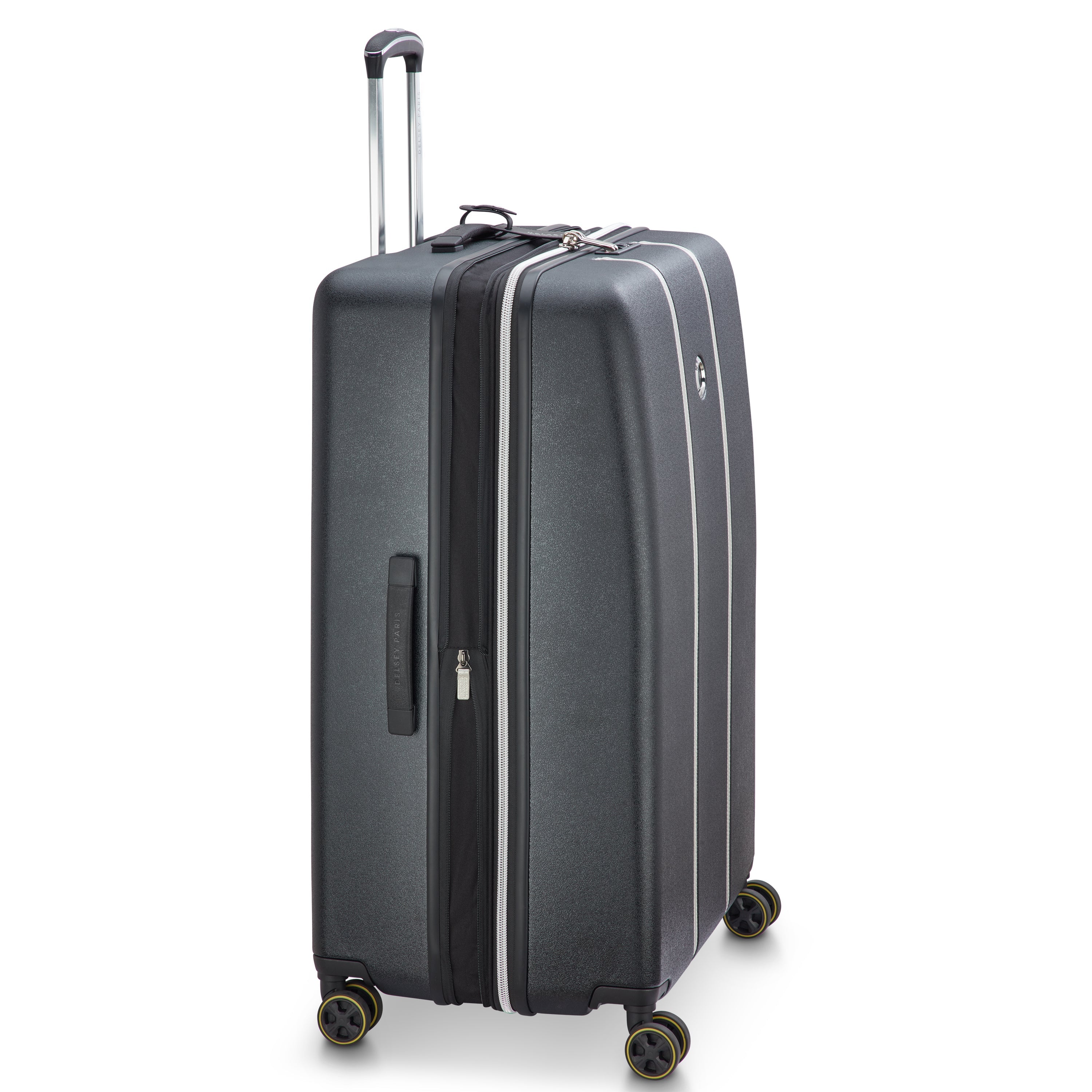 CADENCE| Suitcase Check-In Expandable 81.5 CM BLACK/SILVER