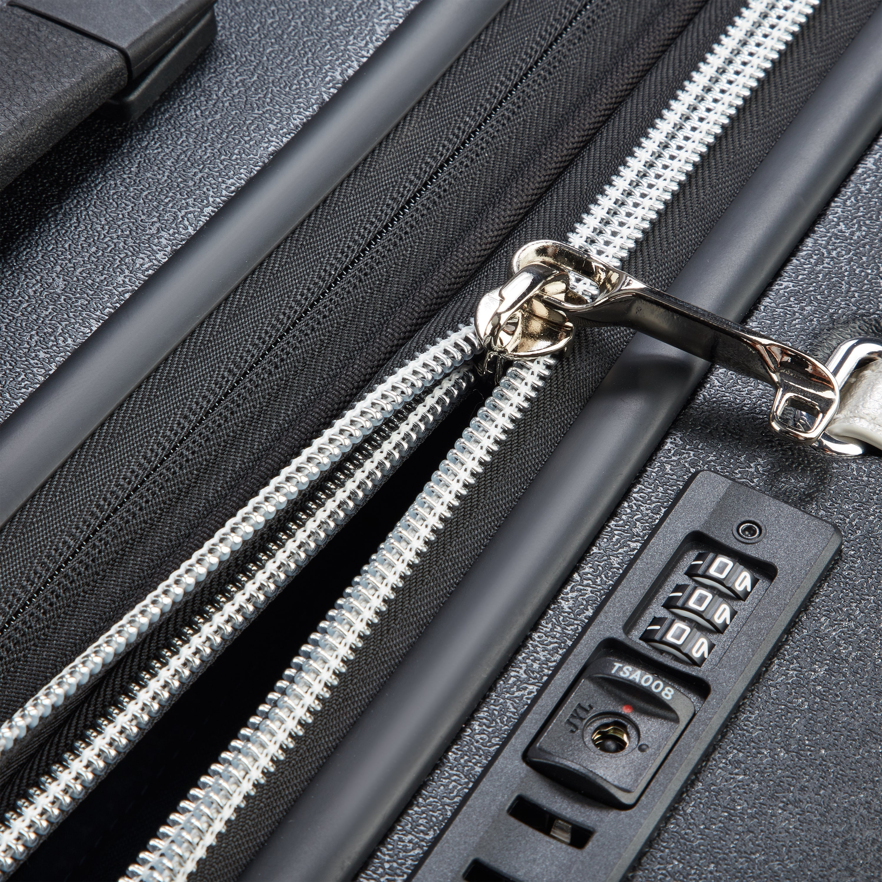 CADENCE| Suitcase Check-In Expandable 81.5 CM BLACK/SILVER