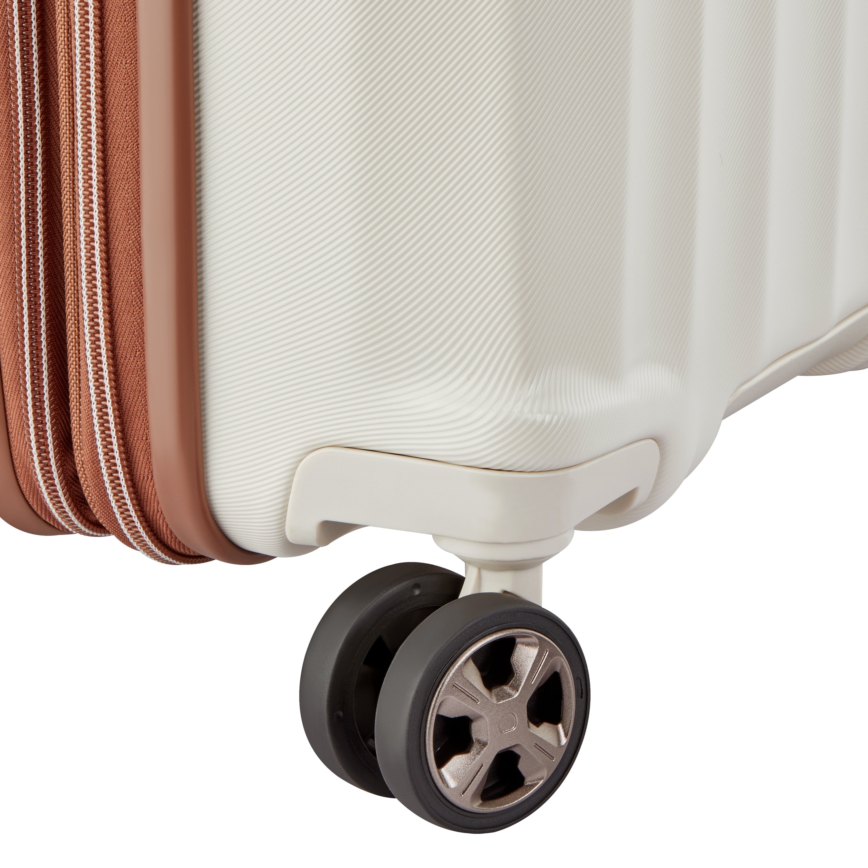 CARROUSEL 2| Valise Cabine Extensible 55 CM OFF WHITE