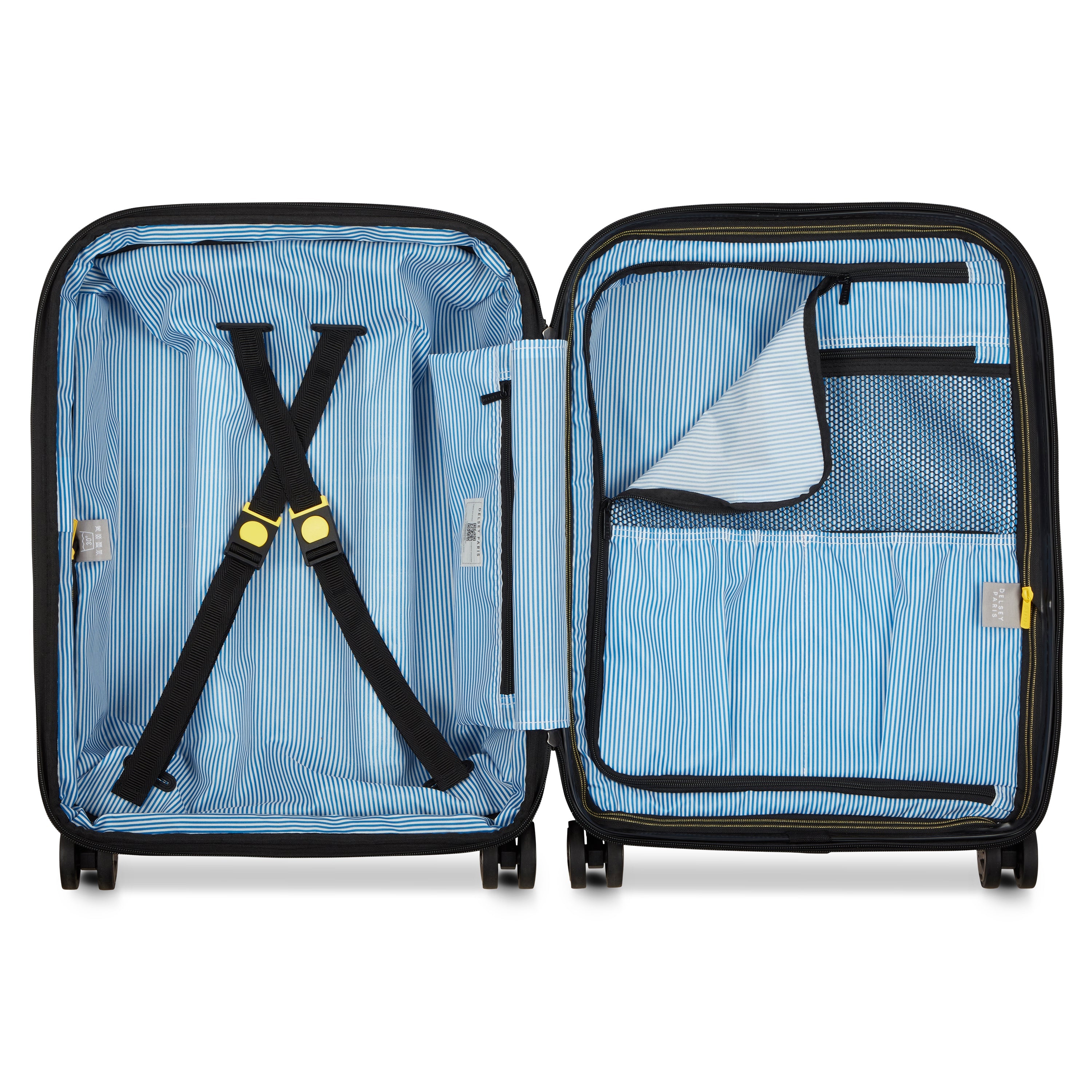 CARROUSEL 2| Valise Cabine Slim Extensible 55 CM NOIR