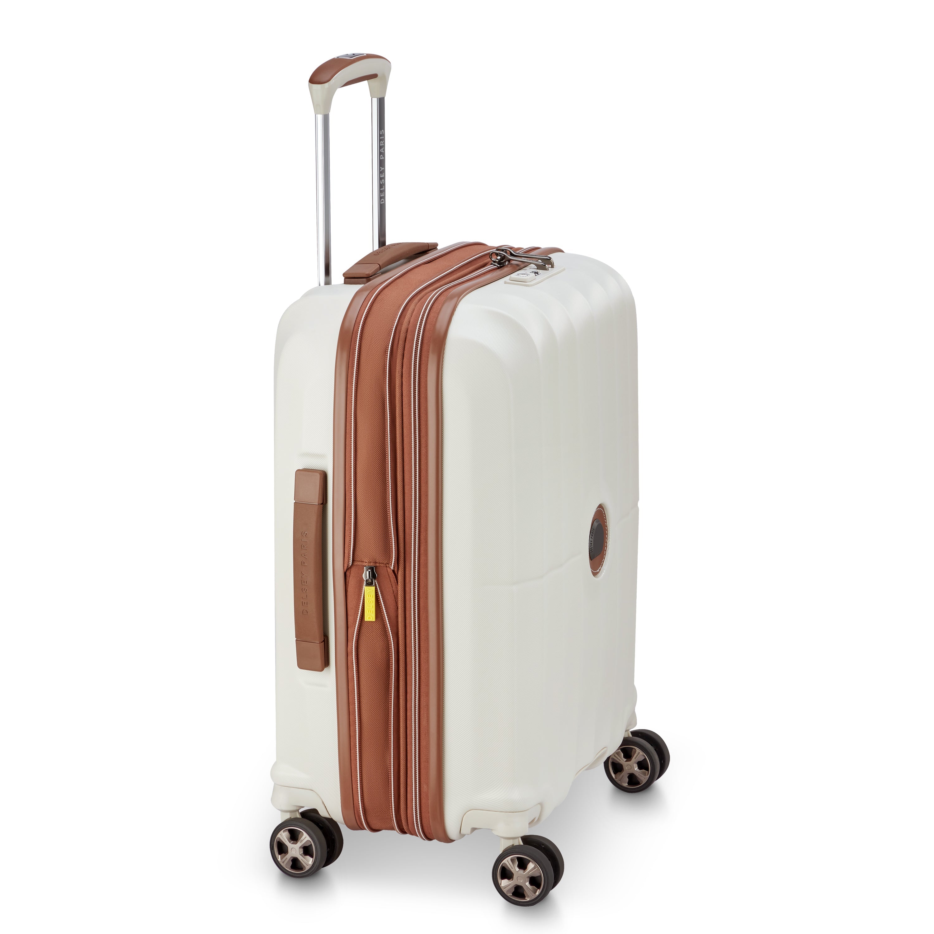 CARROUSEL 2| Koffer Cabine Slim Uitbreidbaar 55 CM GEBROKEN WIT