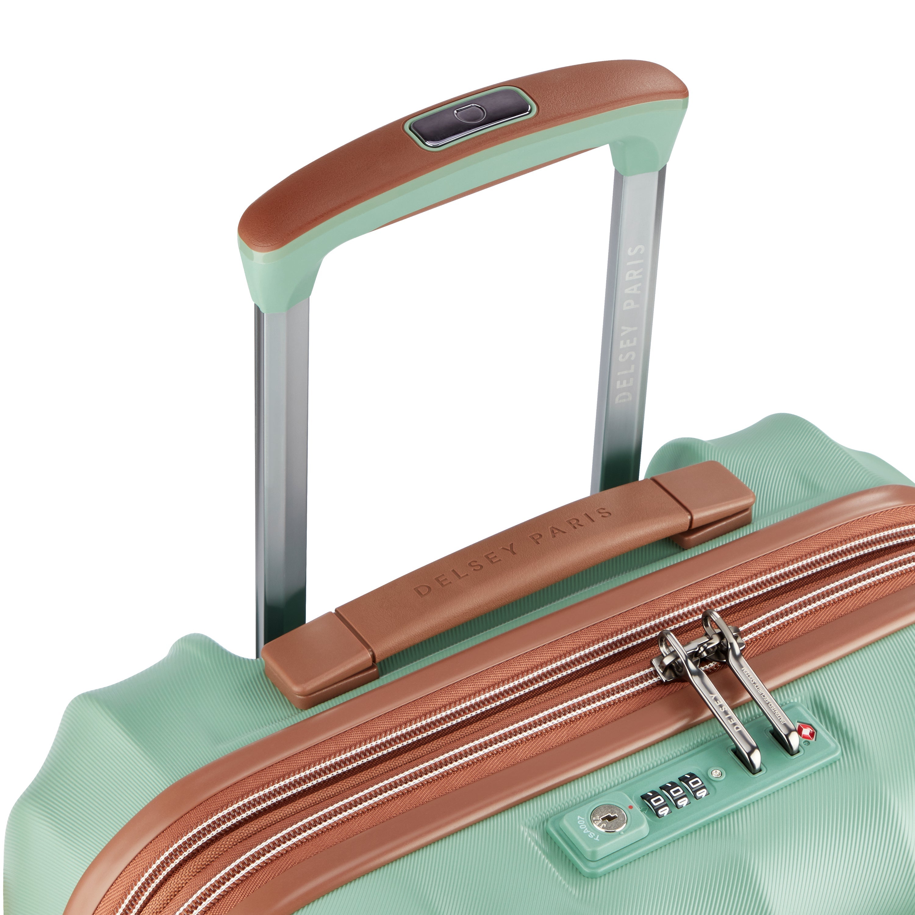 CARROUSEL 2| Koffer Cabine slim Uitbreidbaar 55 CM SALIEGROEN