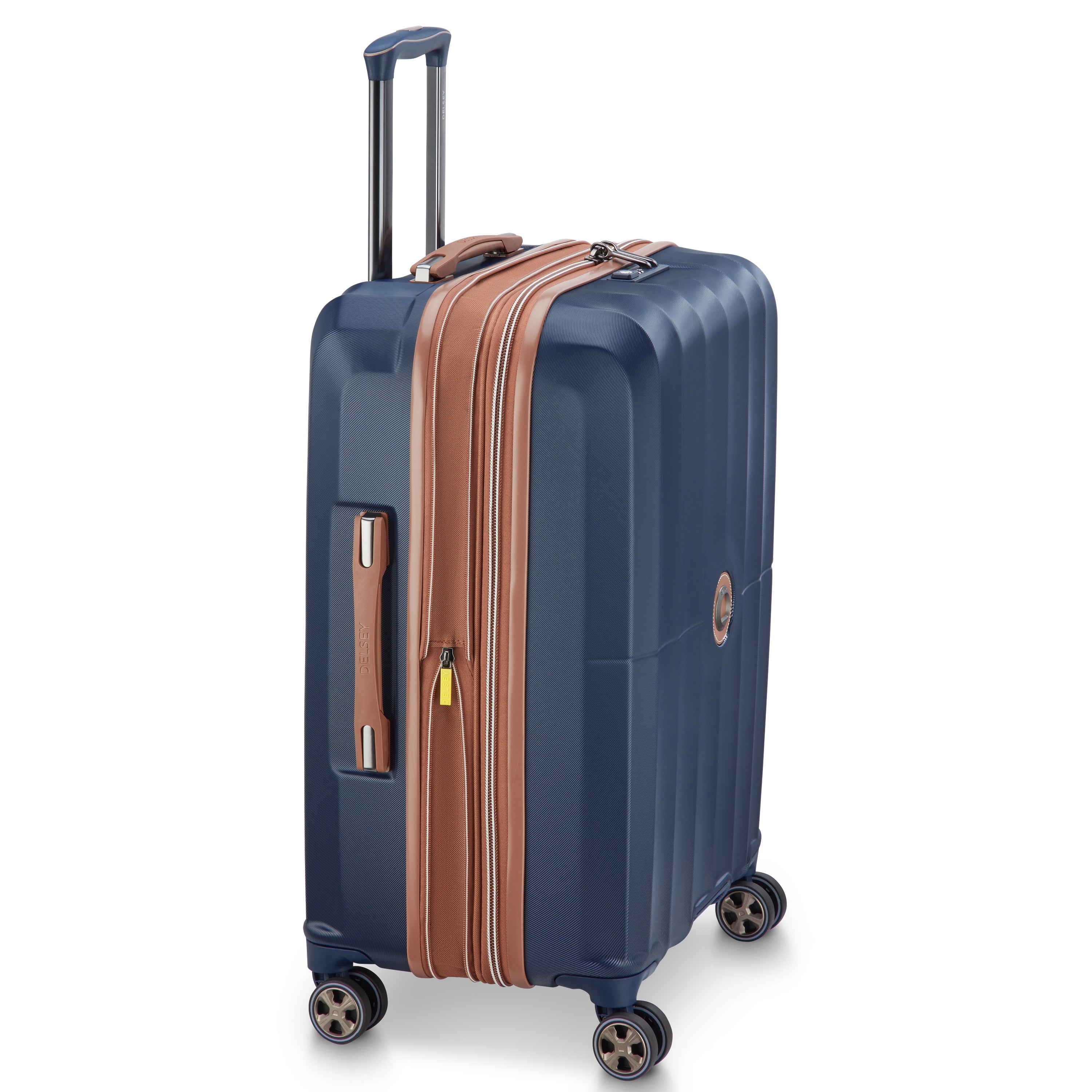 CARROUSEL 2| Valise Soute Extensible 66 CM BLEU