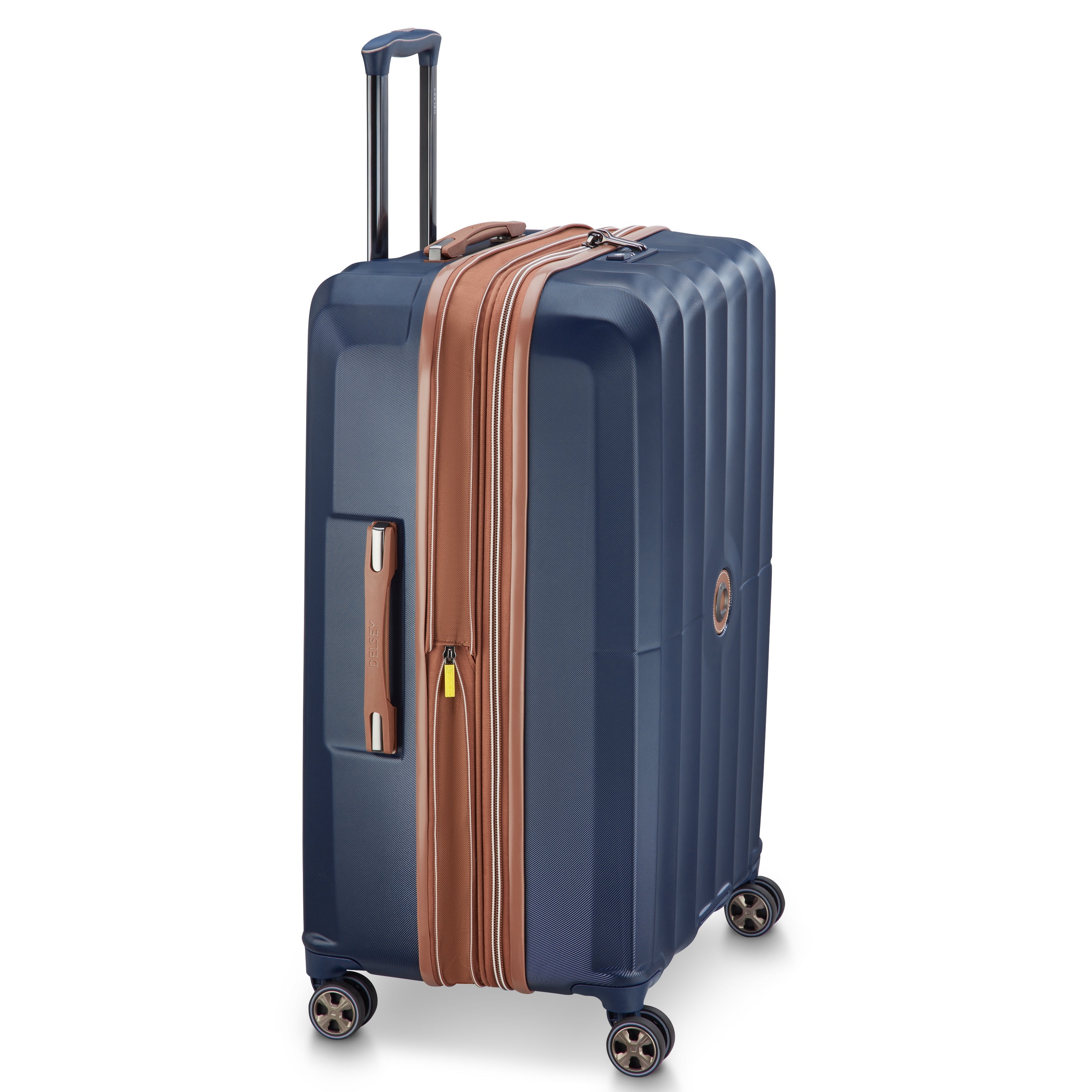 CARROUSEL 2| Valise Soute Extensible 76 CM BLEU