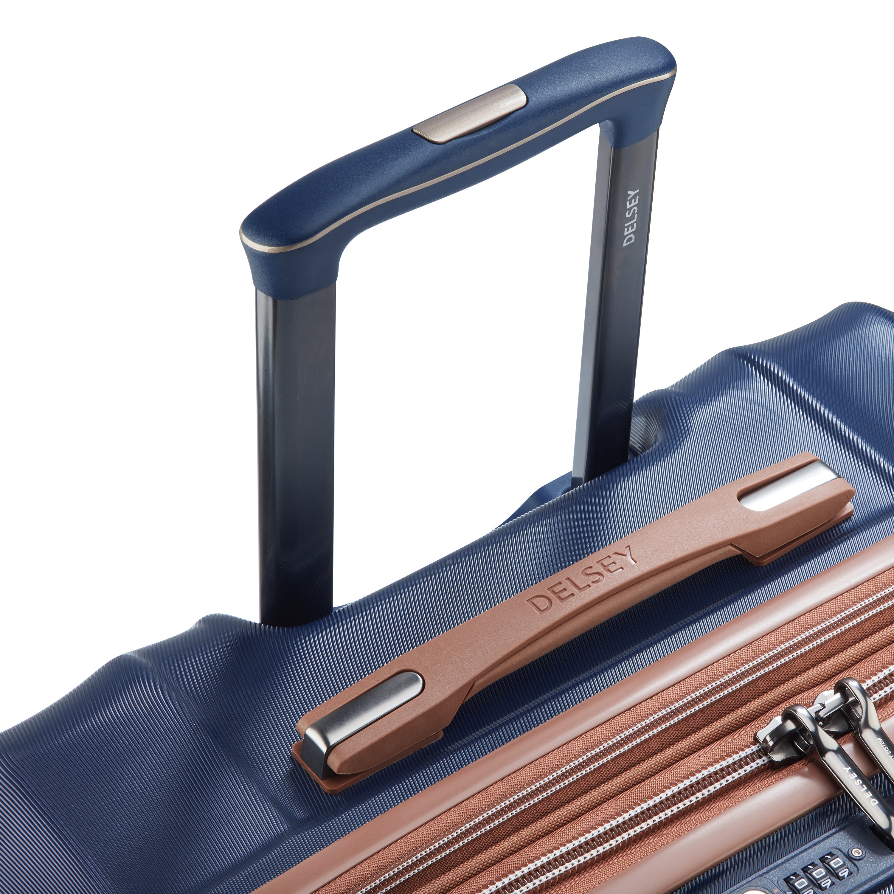 CARROUSEL 2| Valise Soute Extensible 76 CM BLEU