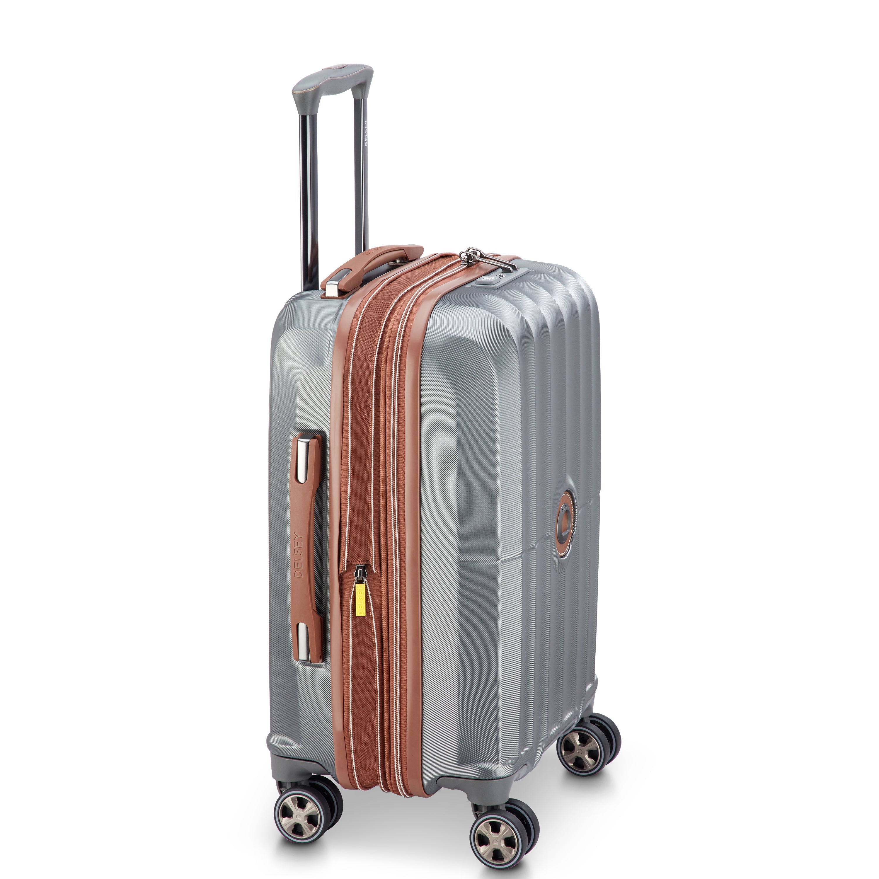 CARROUSEL 2| Koffer Kabine Erweiterbar 55 CM SILBER