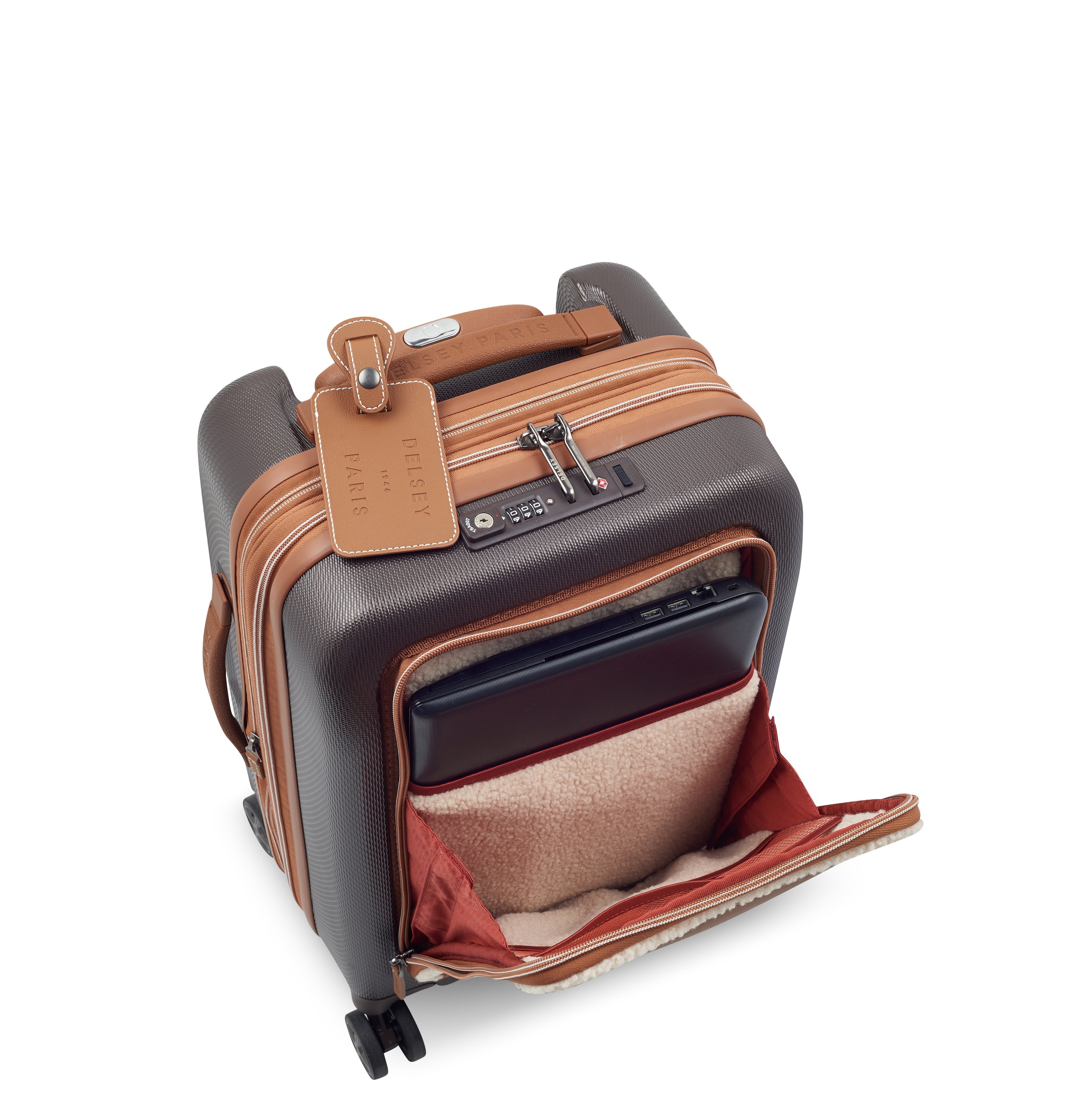 CHATELET AIR 2.0| Suitcase Cabin Expandable 55 CM BROWN