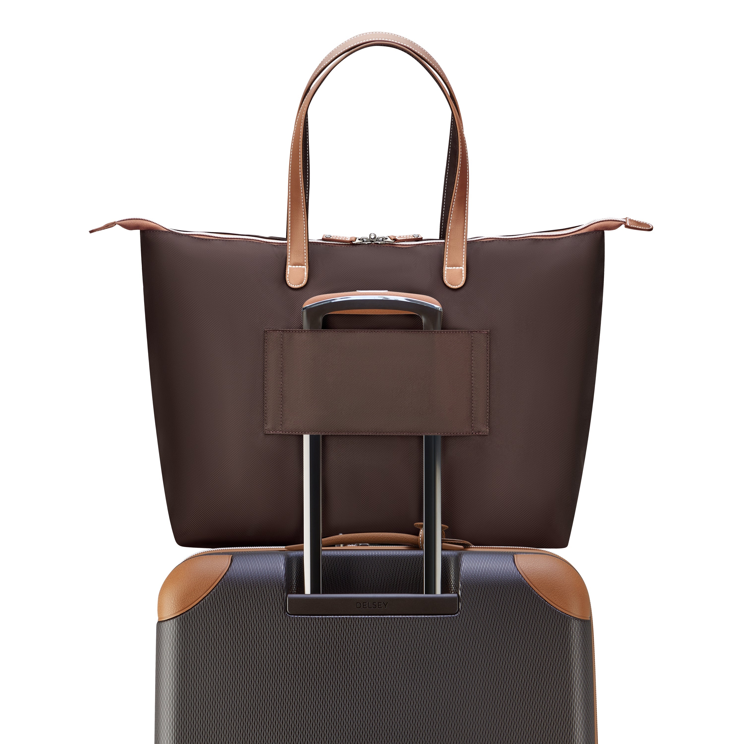CHATELET AIR 2.0| Foldable Tote Bag 44.5 CM BROWN