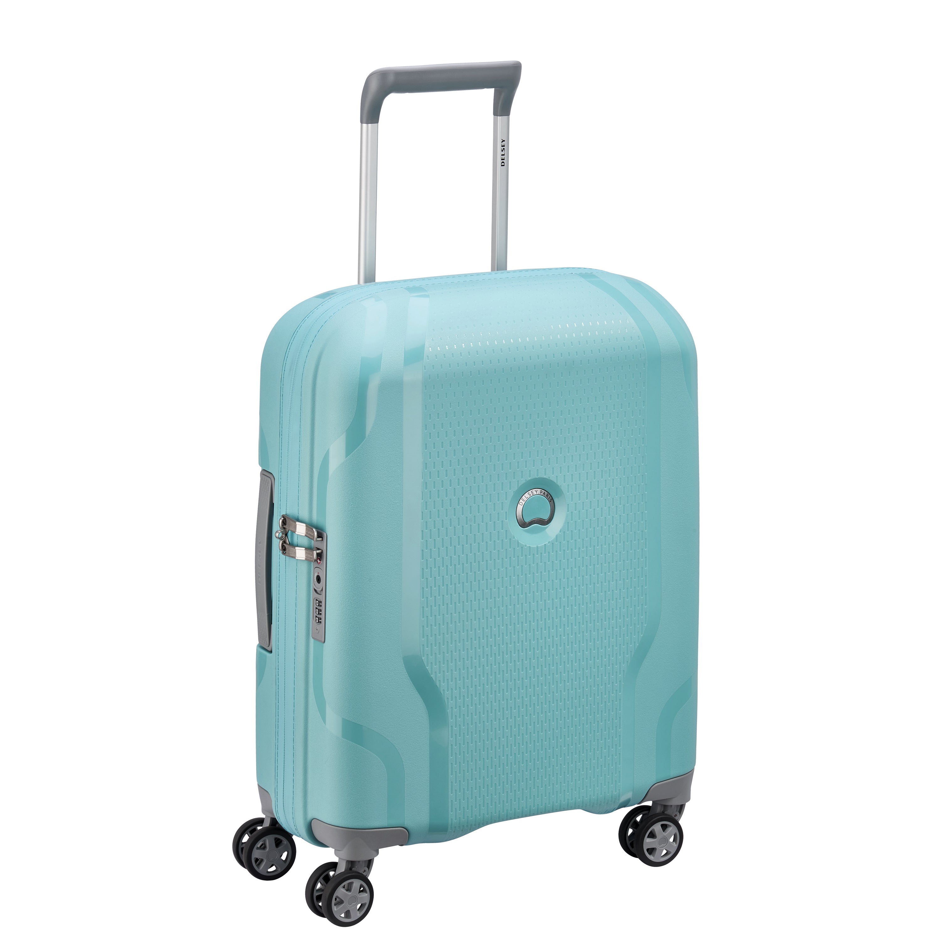 CLAVEL| Valise Cabine Slim 55 CM BLEU VERT
