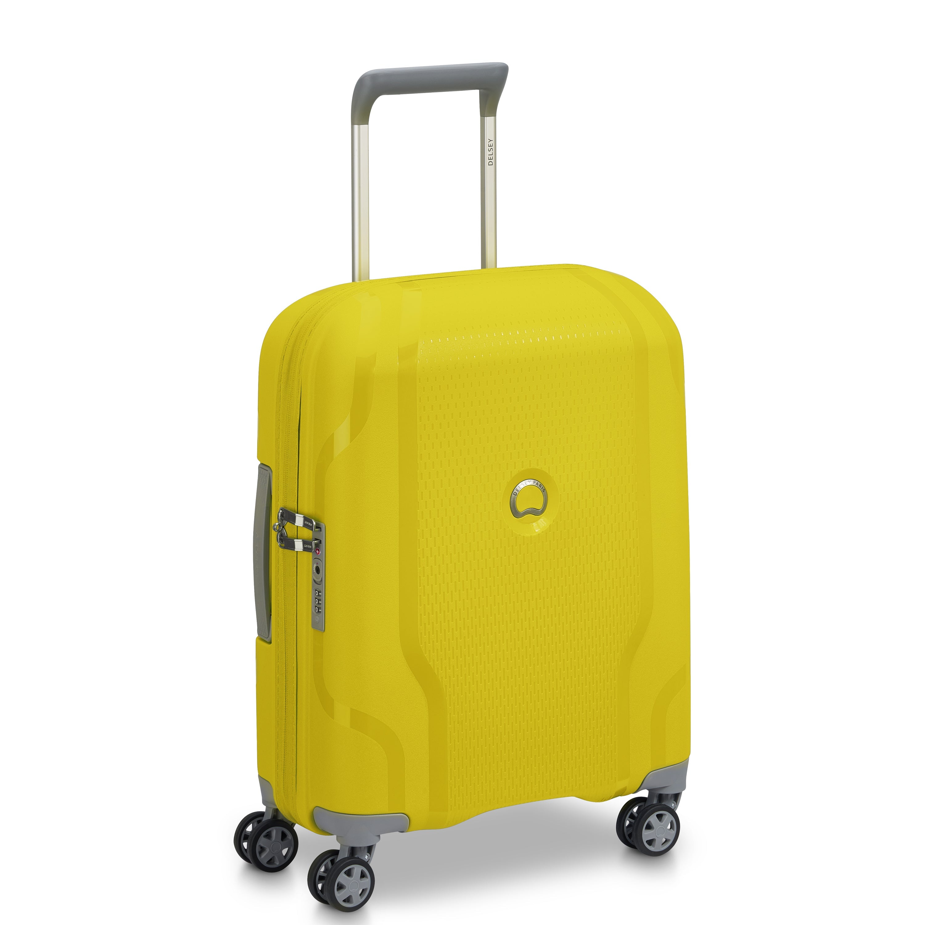 CLAVEL| Valise Cabine Slim 55 CM JAUNE LUMINEUX