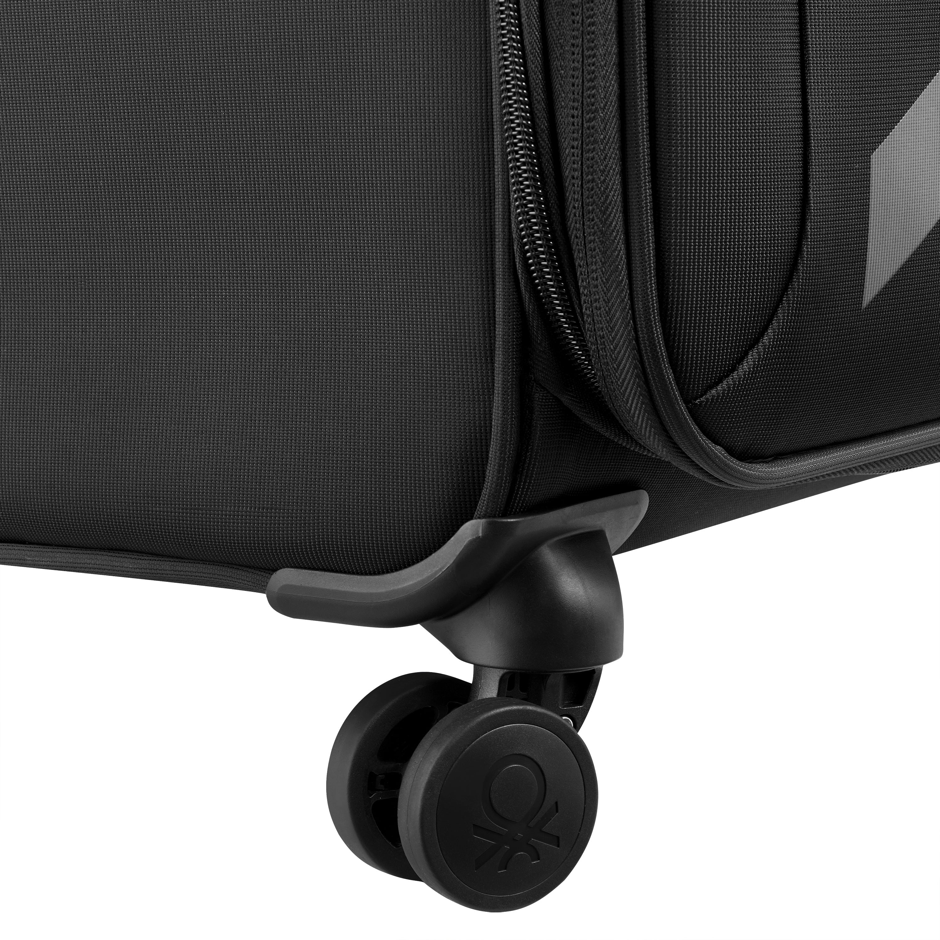 COLOR BLOCK| Valise Soute Extensible 66.5 CM NOIR
