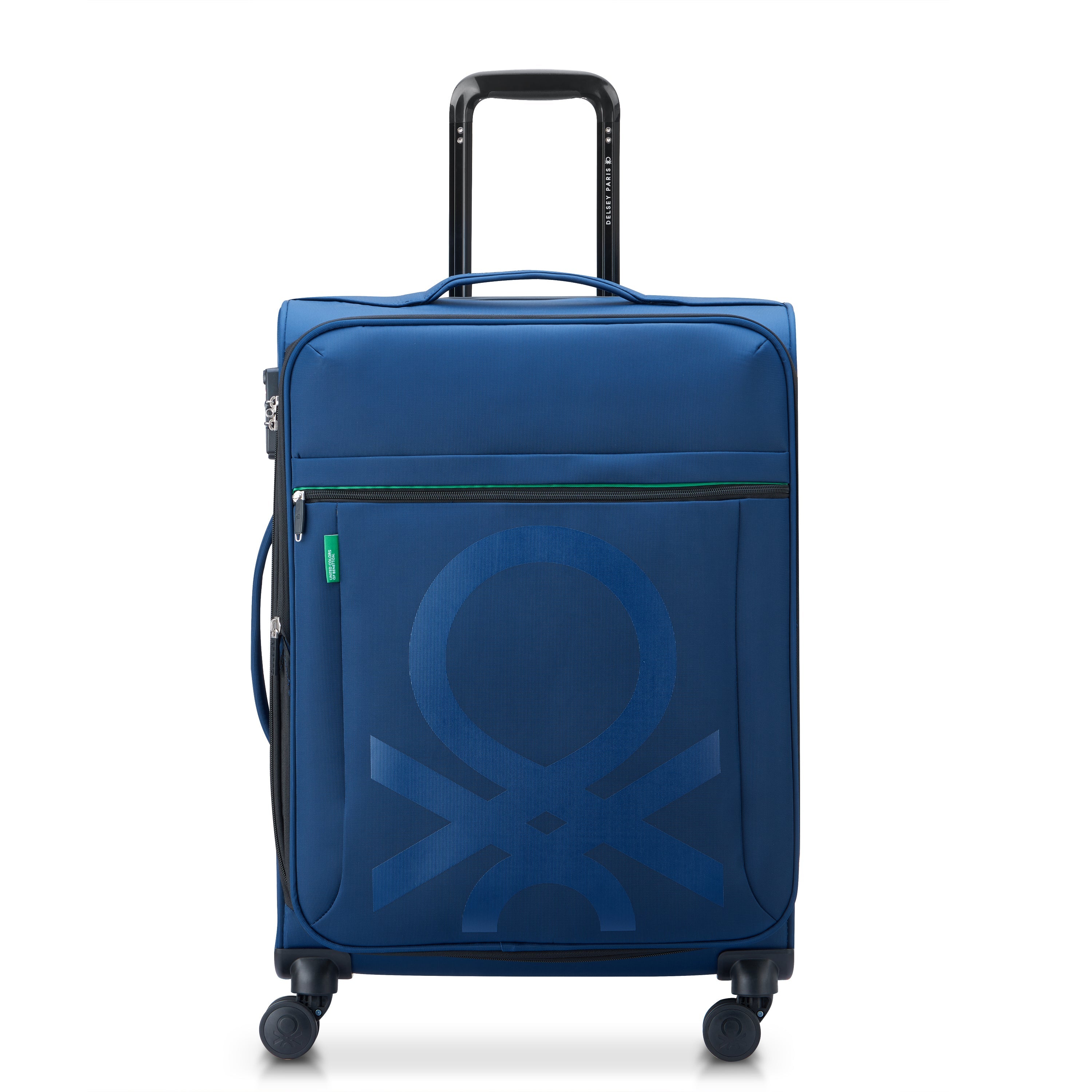 COLOR BLOCK| Valise Soute Extensible 66.5 CM BLEU MARINE