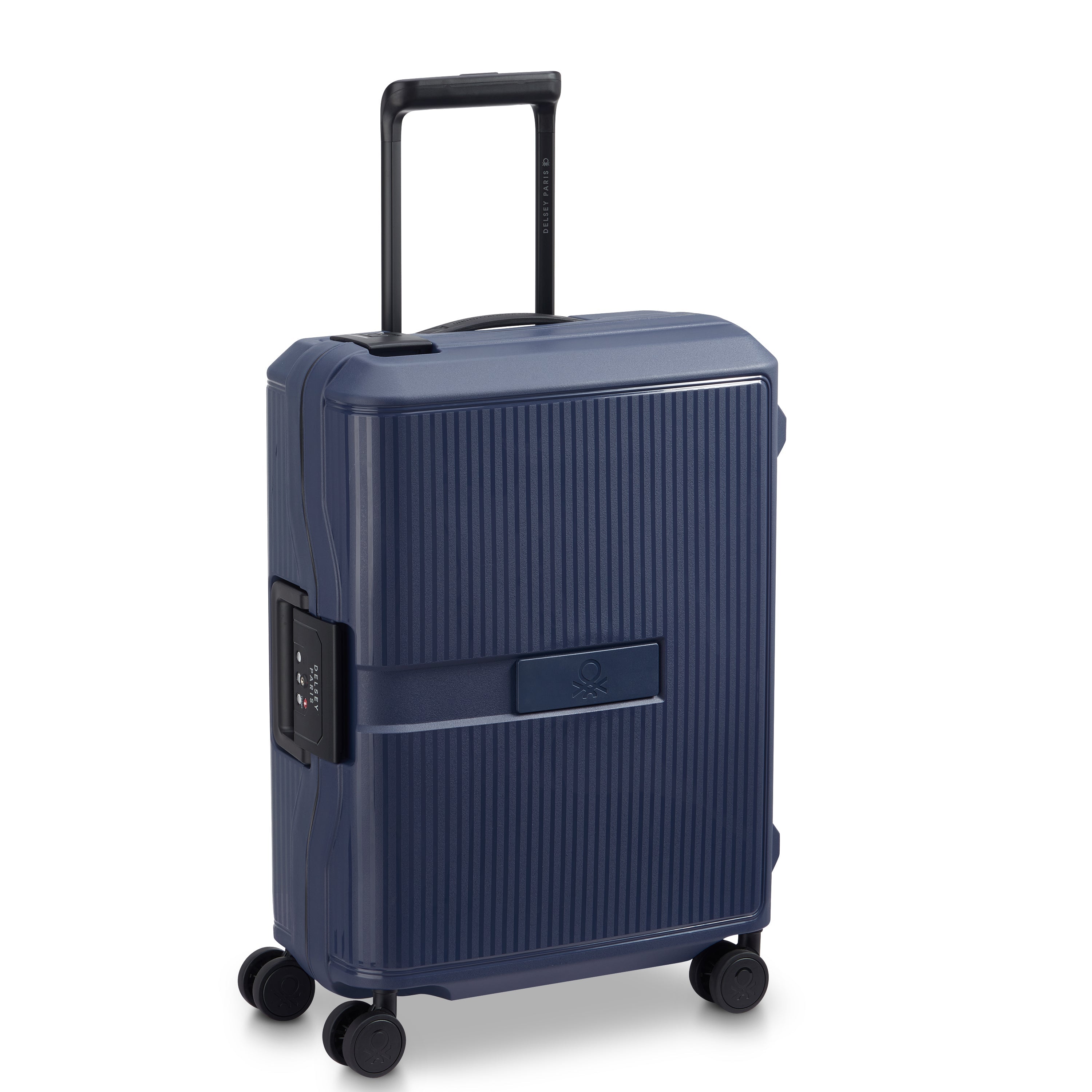 COLOR BLOCK HARDSIDE| Valise Cabine Slim 55 CM BLEU MARINE