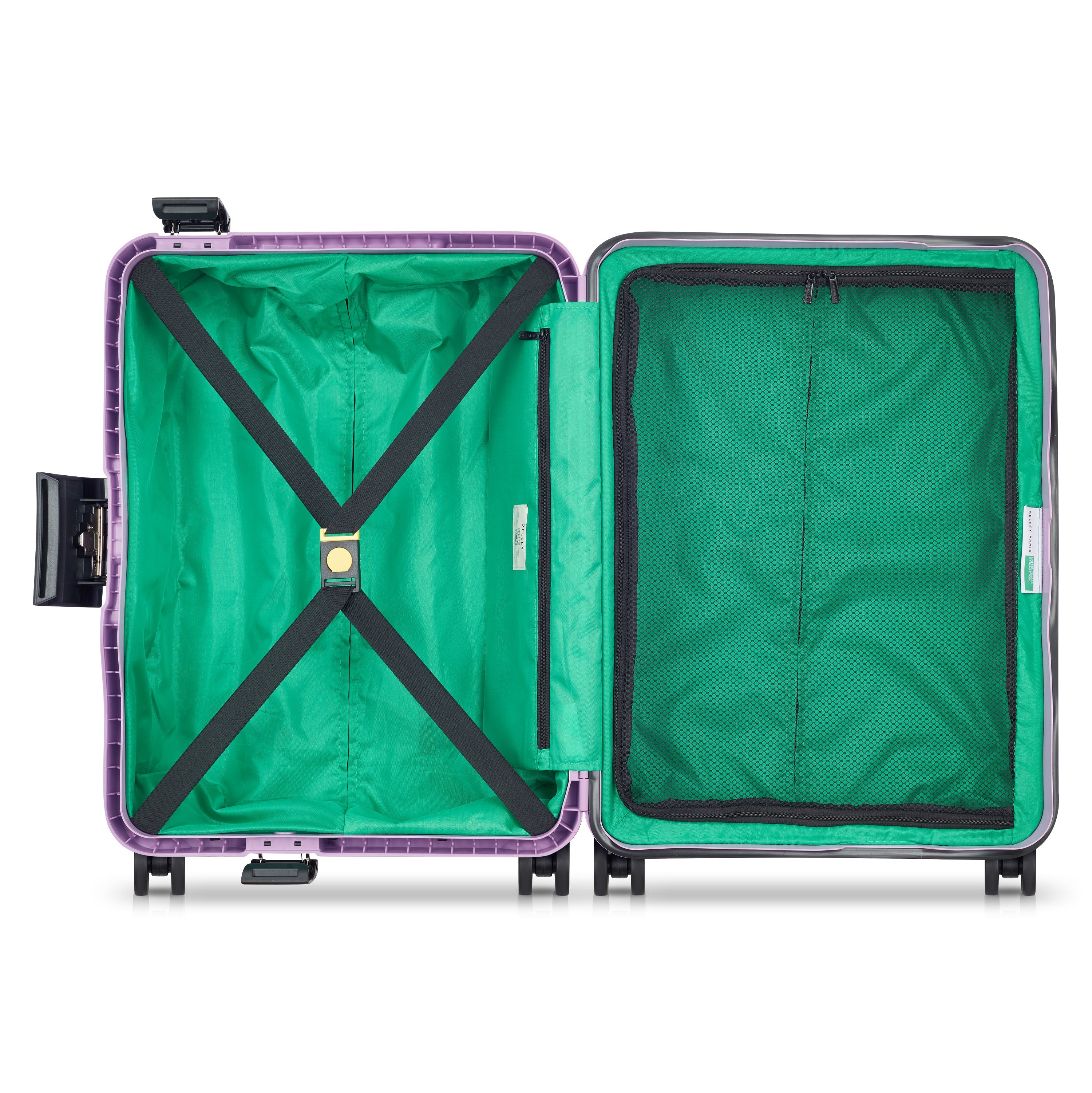 COLOR BLOCK HARDSIDE| Suitcase Cabin slim 55 CM LAVENDER
