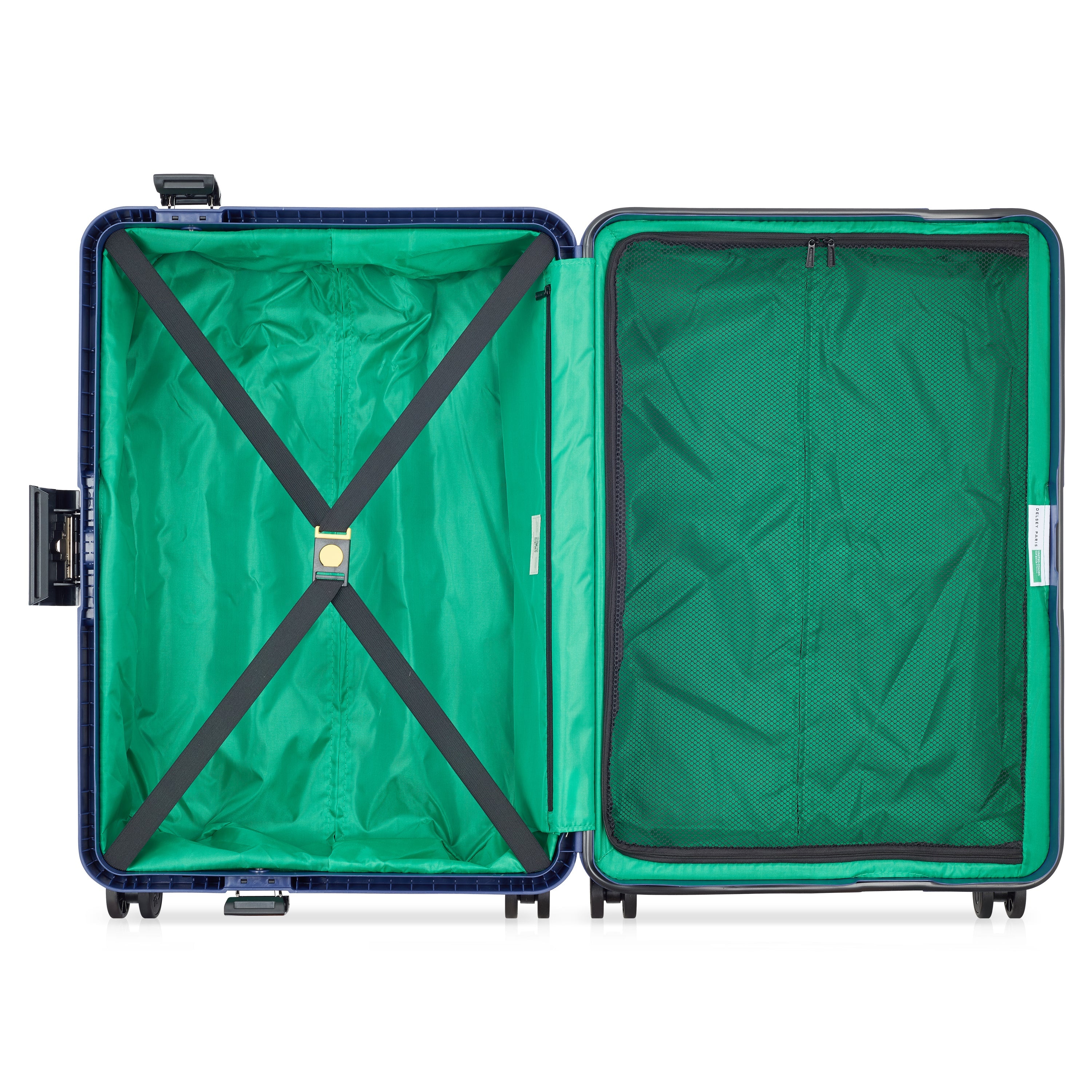 COLOR BLOCK HARDSIDE| Valise Soute 66.5 CM BLEU MARINE