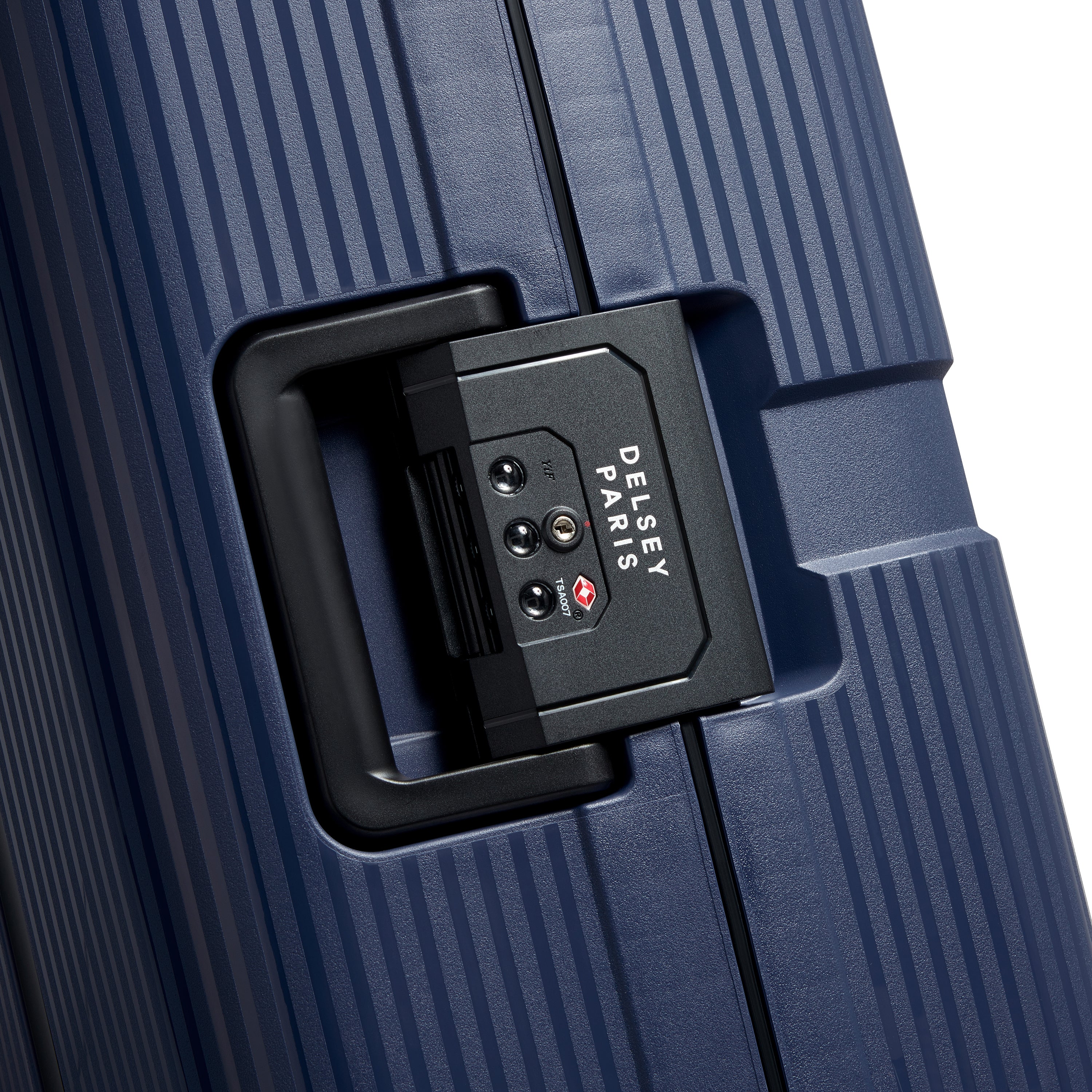 COLOR BLOCK HARDSIDE| Valise Soute 66.5 CM BLEU MARINE