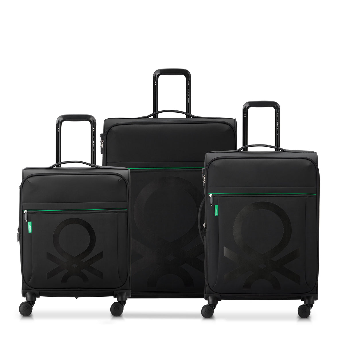 COLOR BLOCK | 3-Pieces Luggage Set BLACK
