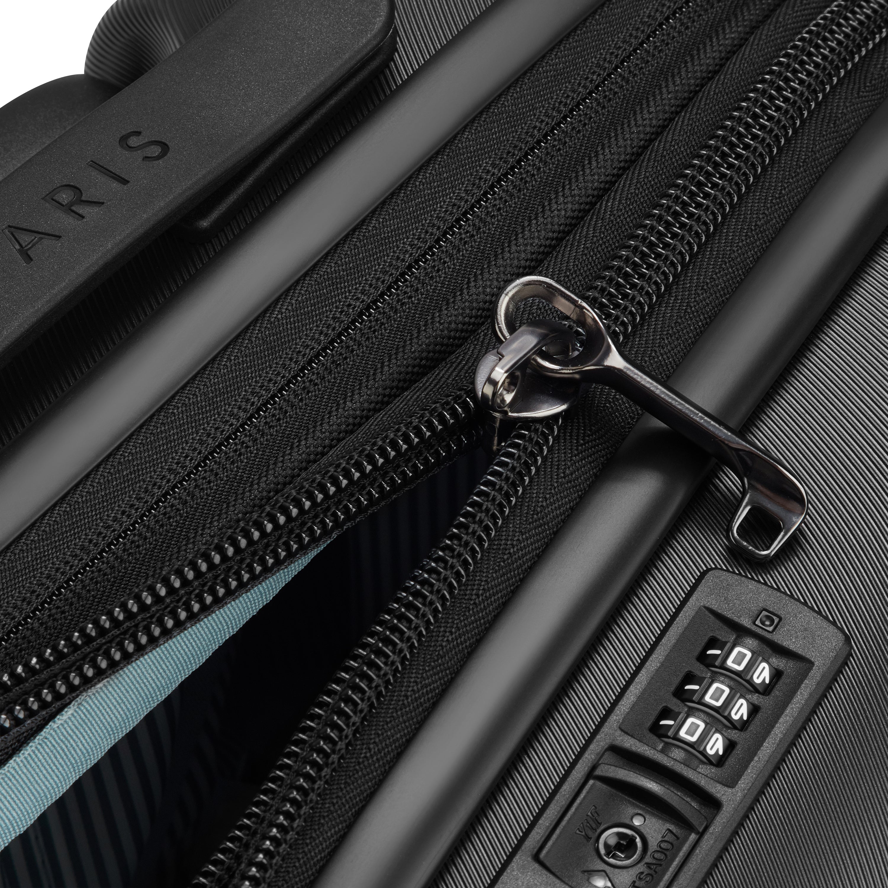 COMETE 4| Suitcase Cabin slim Expandable 55 CM BLACK