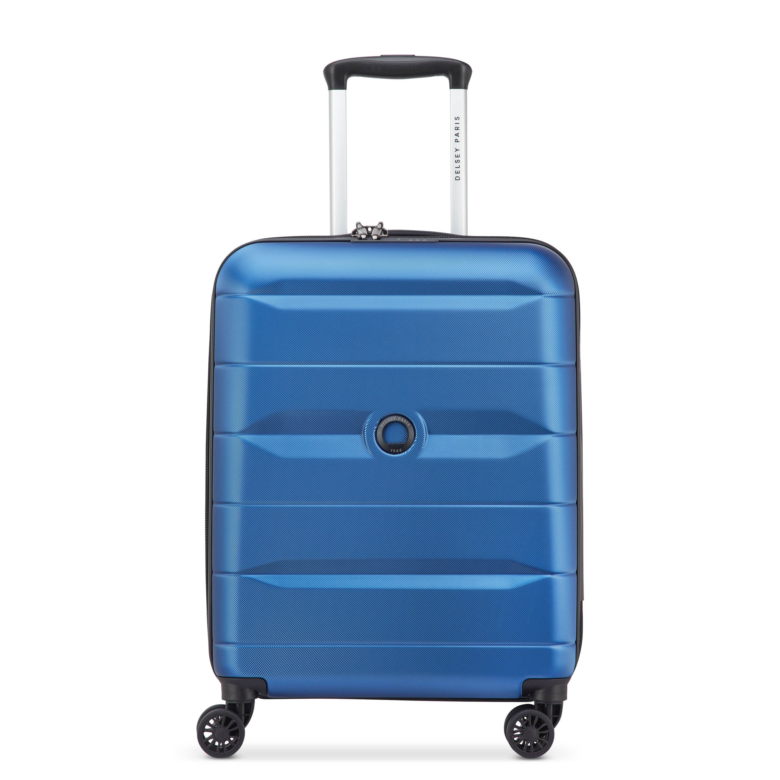 COMETE 4| Valise Cabine Slim Extensible 55 CM BLEU CLAIR