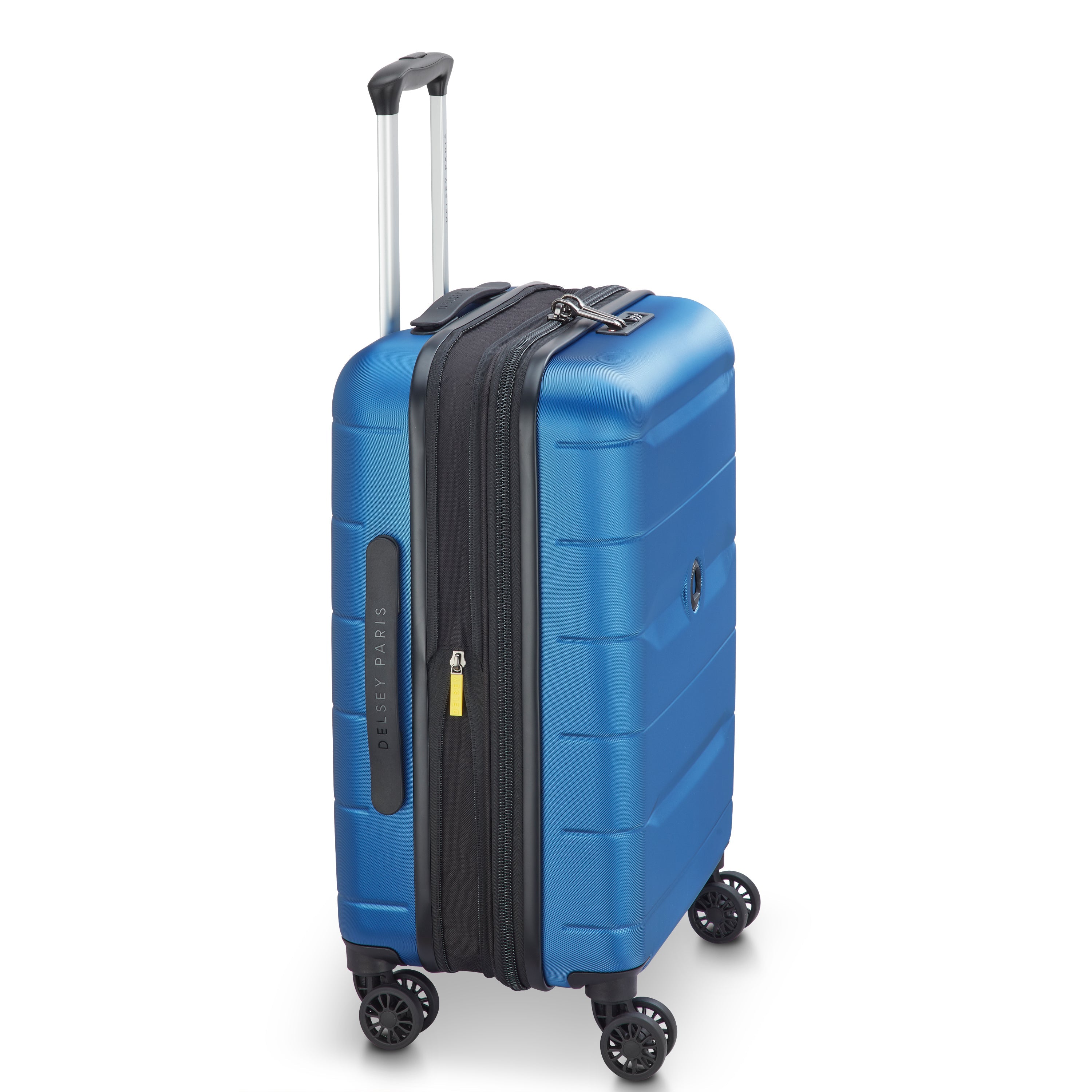 COMETE 4| Valise Cabine Slim Extensible 55 CM BLEU CLAIR