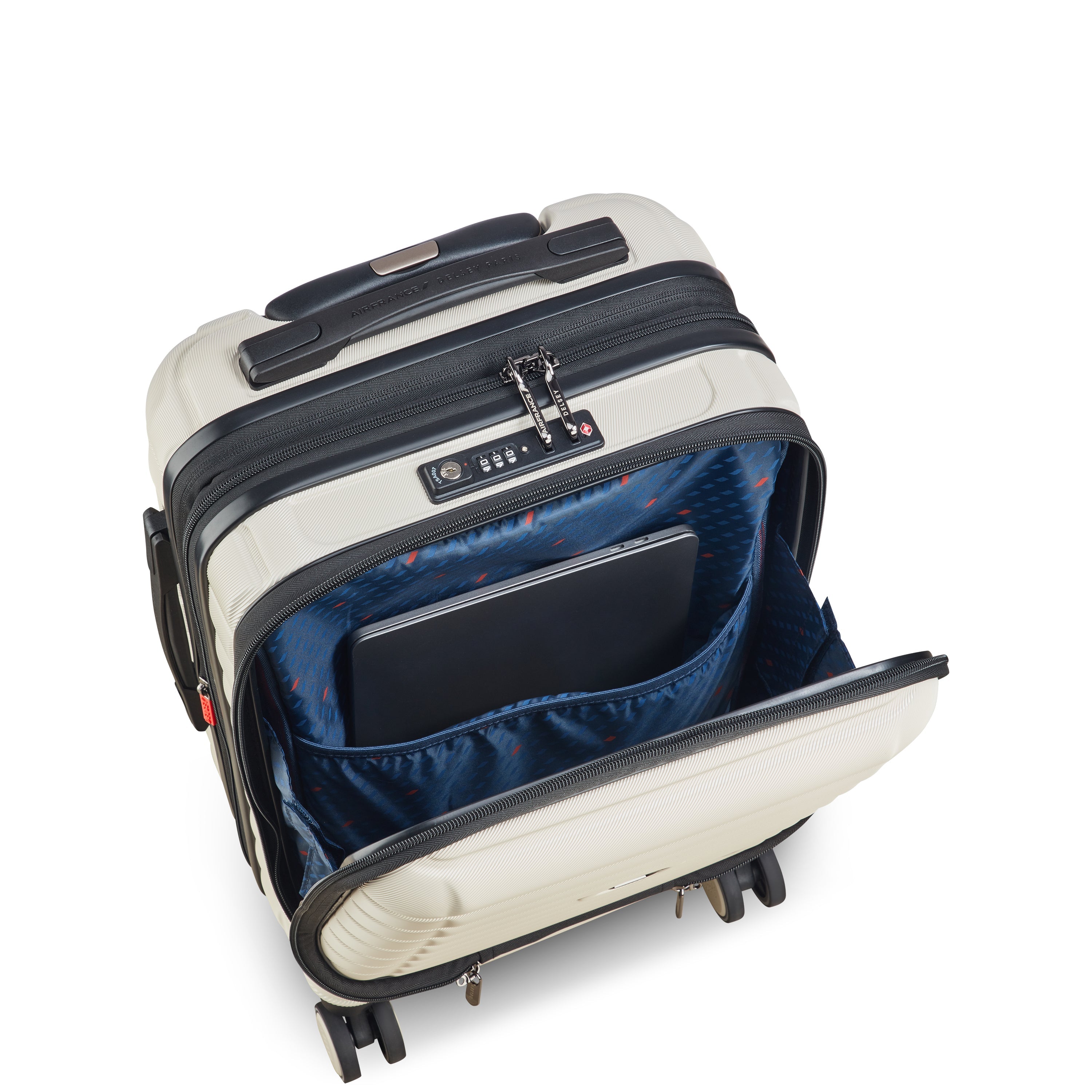 ELEGANCE| Suitcase Cabin Expandable 55 CM IVORY