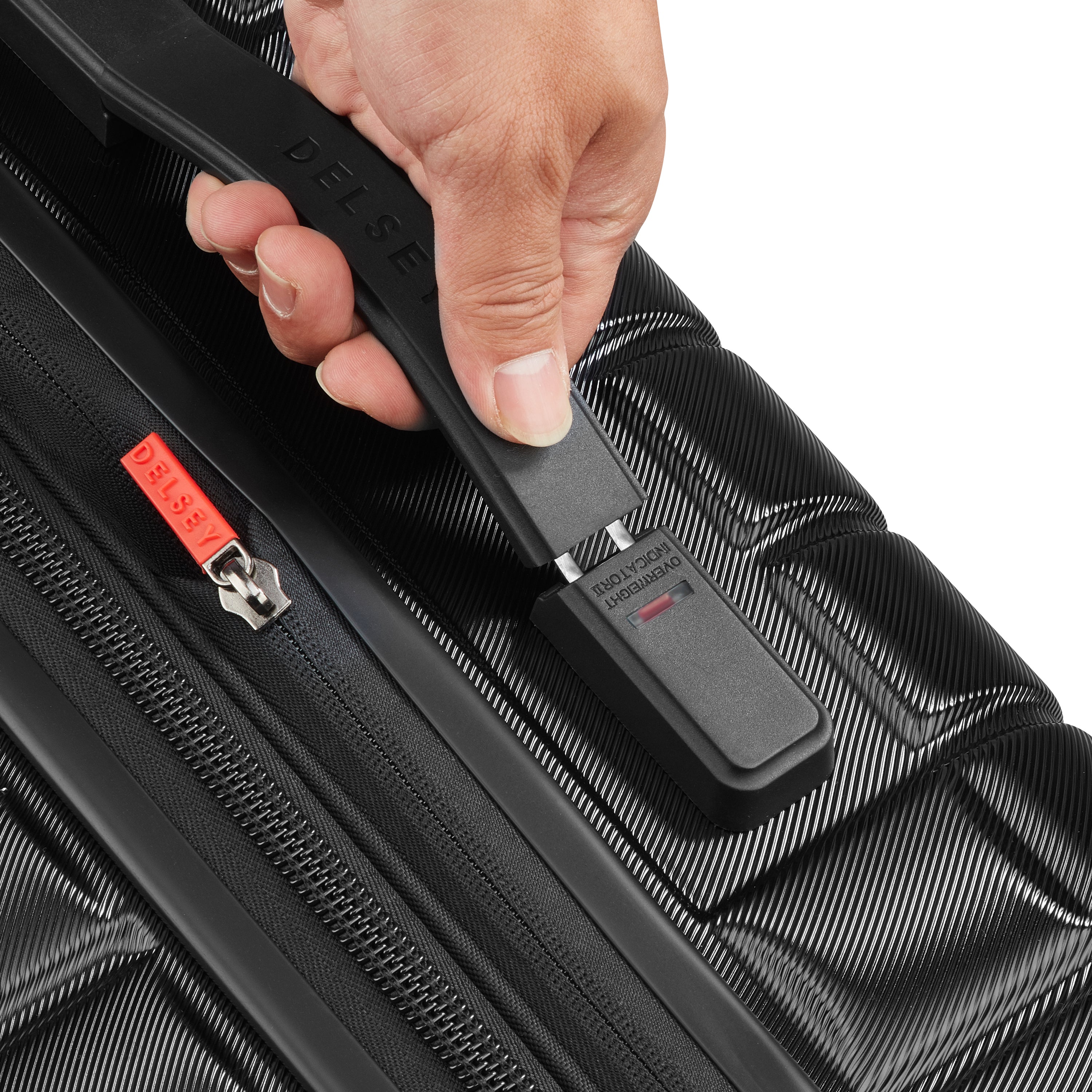 ELEGANCE| Suitcase Check-In Expandable 66 CM BLACK