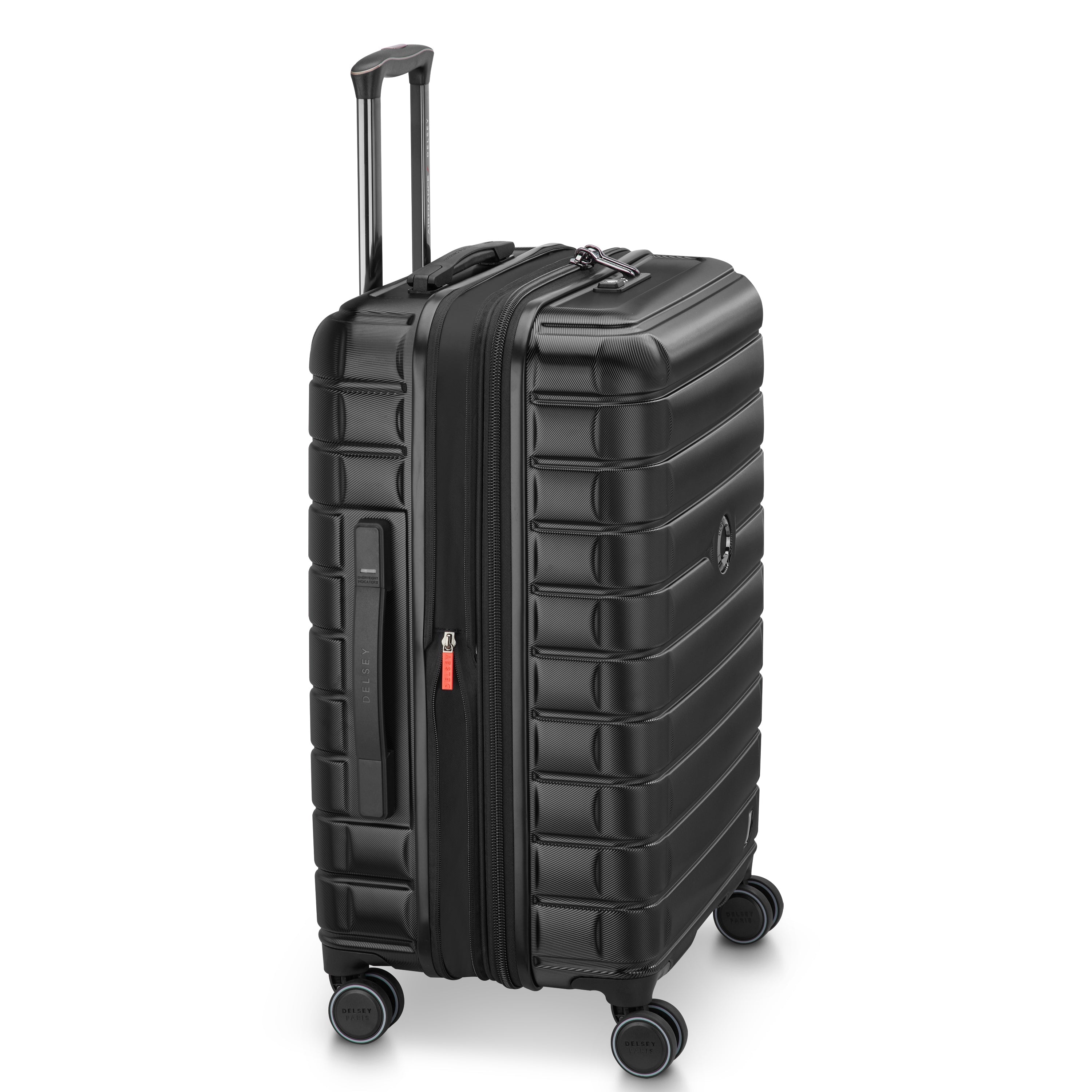 ELEGANCE| Suitcase Check-In Expandable 66 CM BLACK