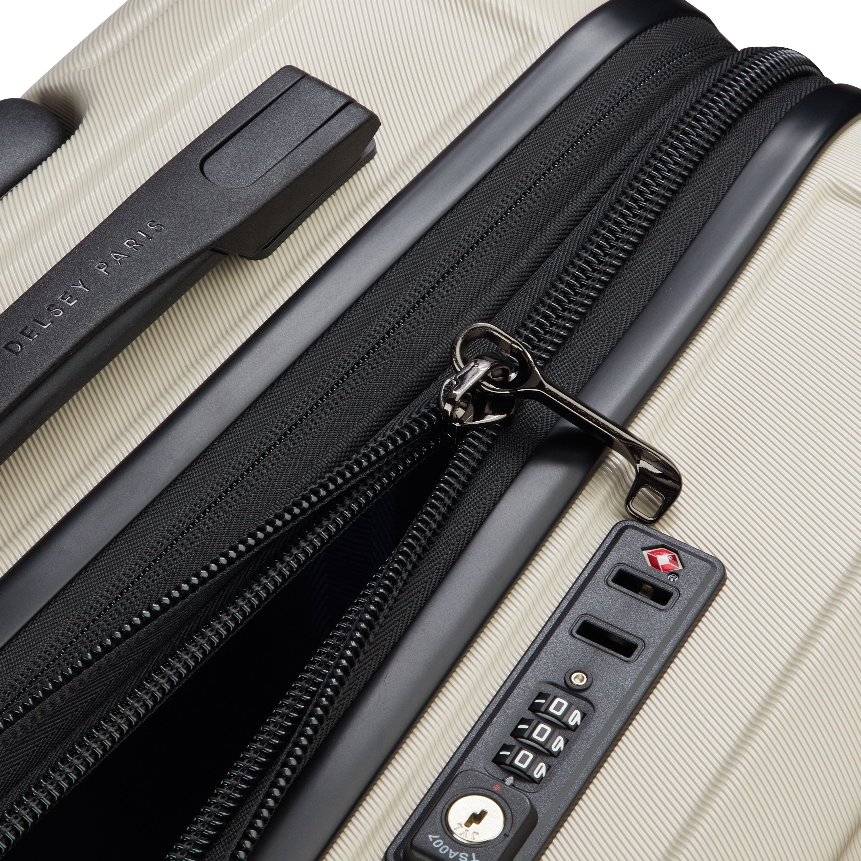 ELEGANCE| Suitcase Check-In Expandable 66 CM IVORY